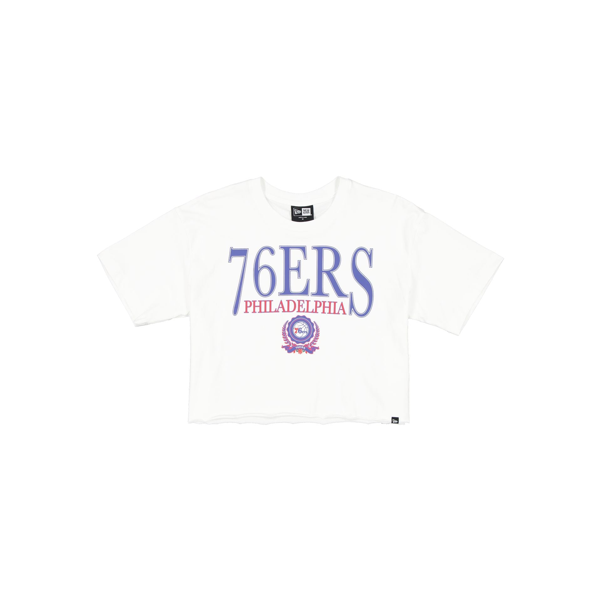 Philadelphia 76Ers Throwback Prep Women's Cropped T-Shirt