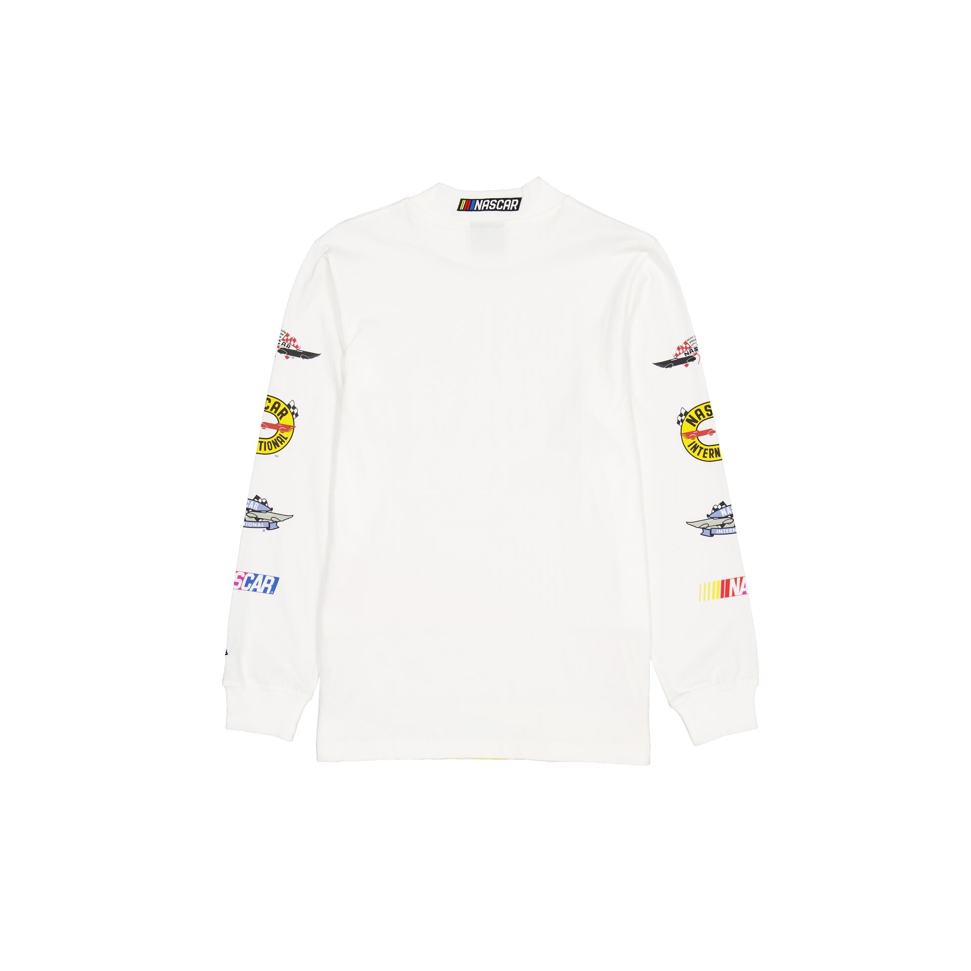 Alternative view of Nascar Modern Speed White Long Sleeve T-Shirt