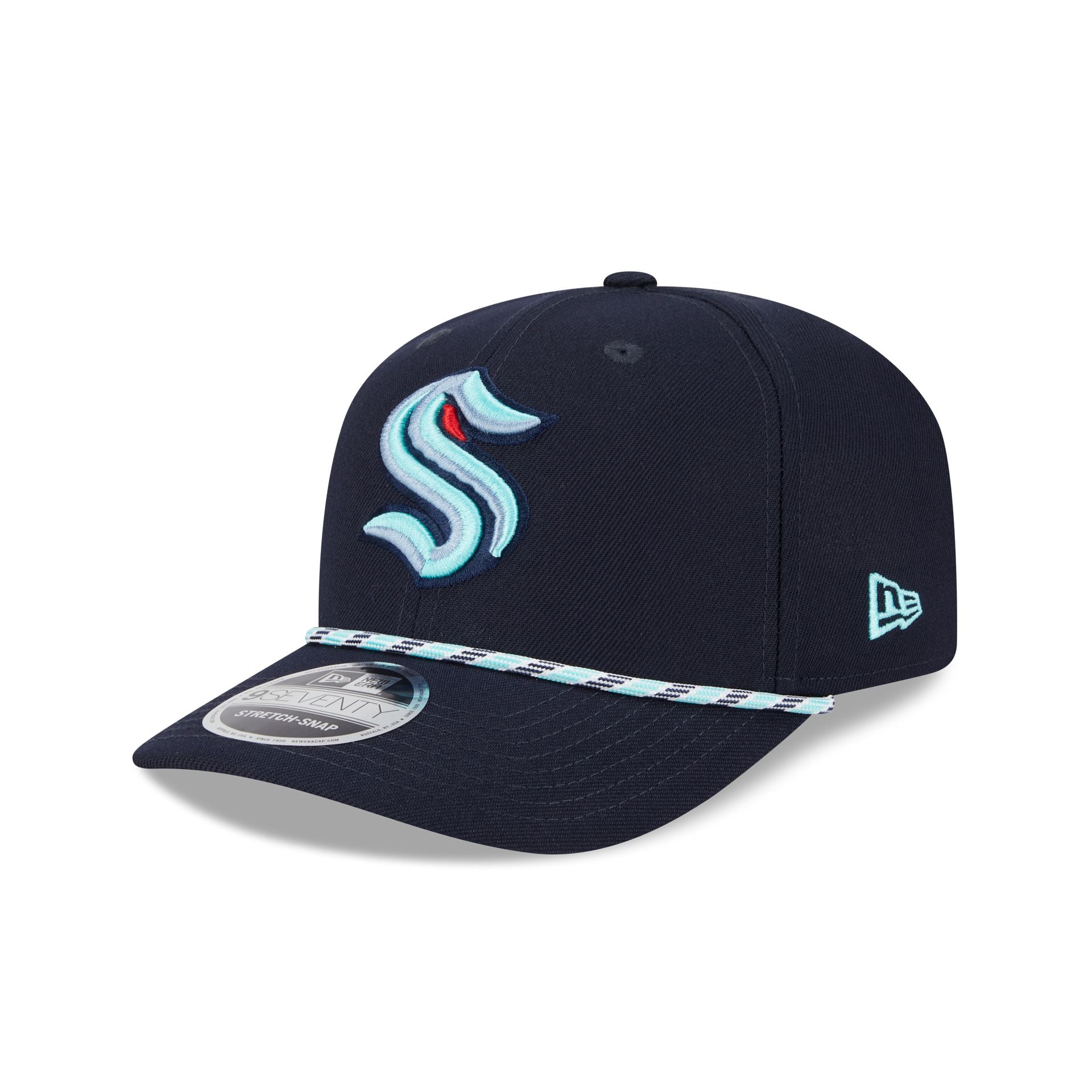 Seattle Kraken Multicolor Rope 9Seventy Stretch-Snap Hat