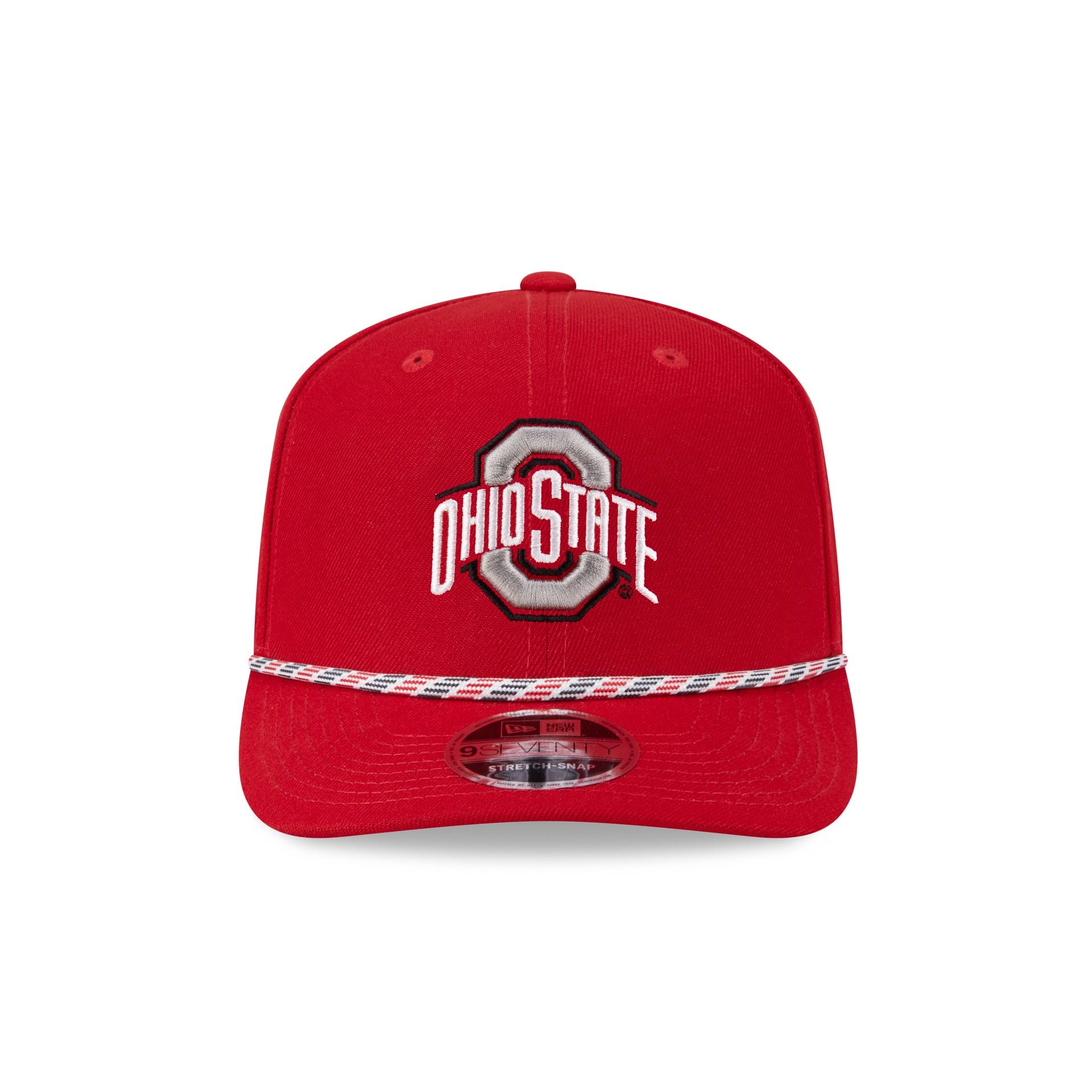 Alternative view of Ohio State Buckeyes Multicolor Rope 9Seventy Stretch-Snap Hat