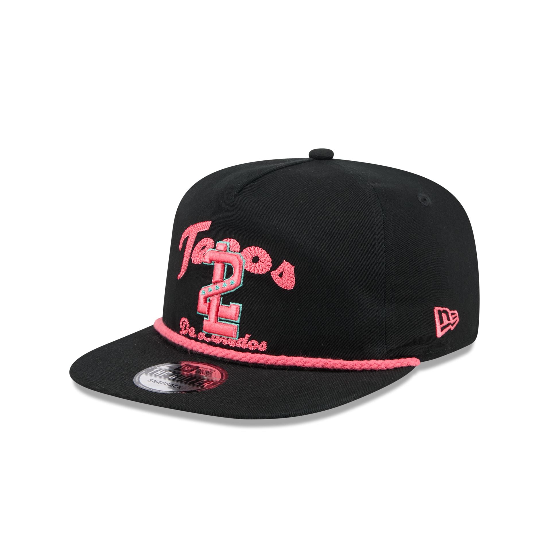 Tecolotes De Los Dos Laredos Two-Tone Black Golfer Hat