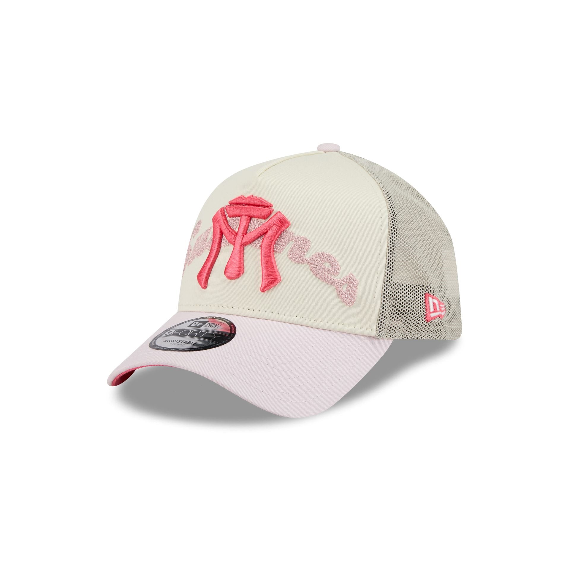 Sultanes De Monterrey Stacked Wordmark 9Forty A-Frame Snapback Hat - Image 3