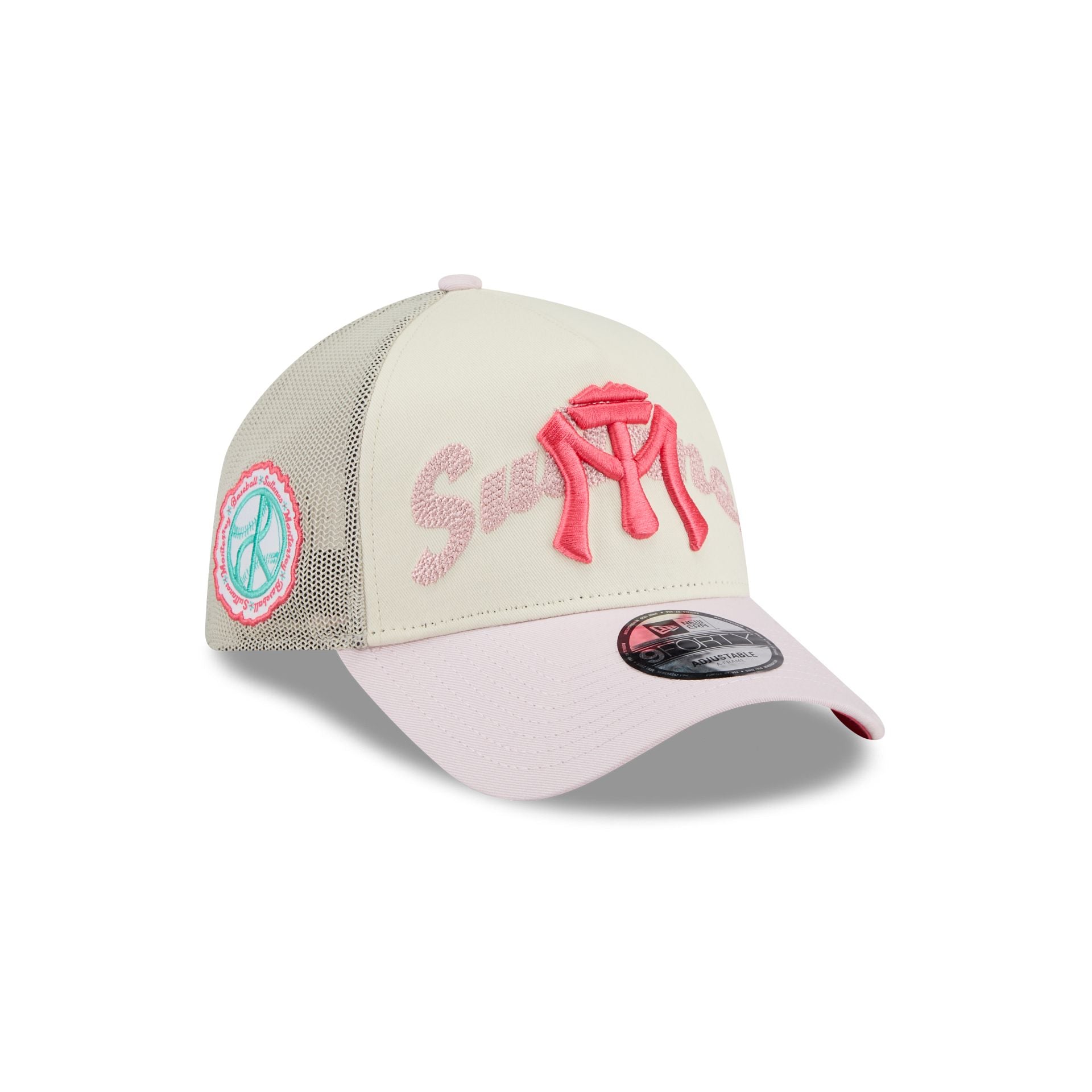 Sultanes De Monterrey Stacked Wordmark 9Forty A-Frame Snapback Hat
