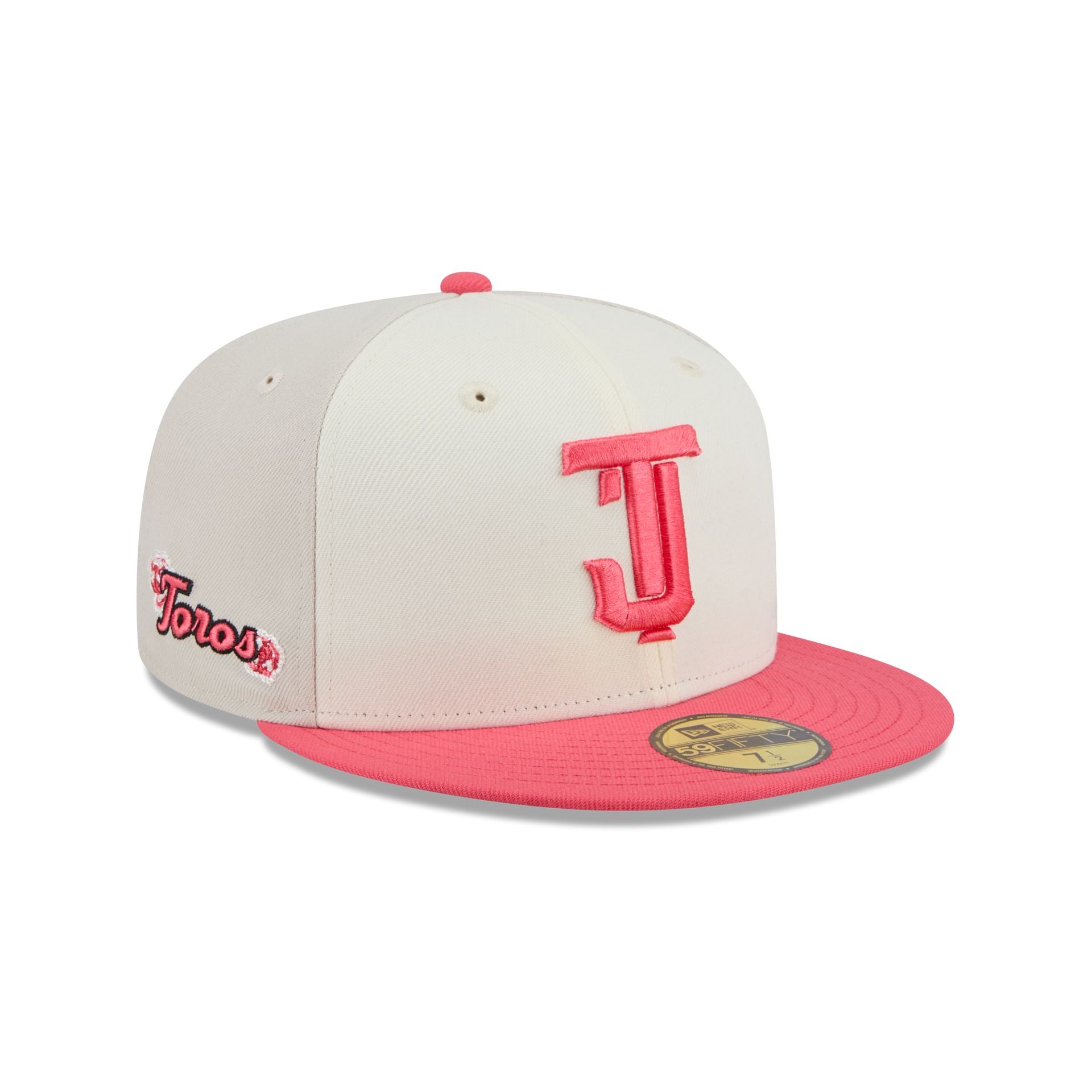 Toros De Tijuana Two-Tone Coral 59Fifty Fitted Hat