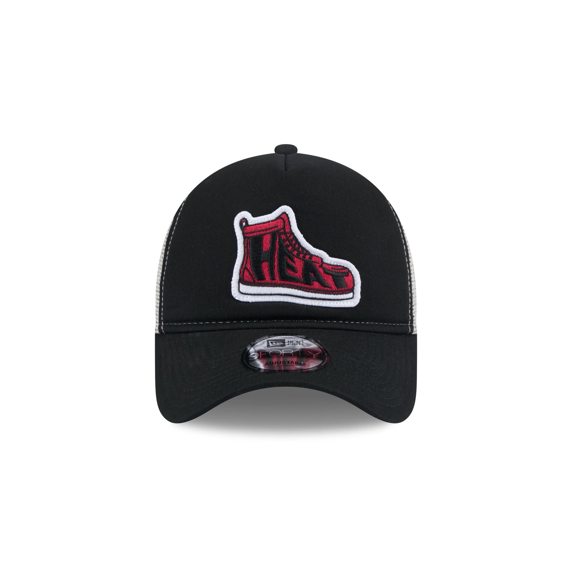 Alternative view of Miami Heat 2025 All-Star Game Fan Pack 9Forty A-Frame Trucker Hat