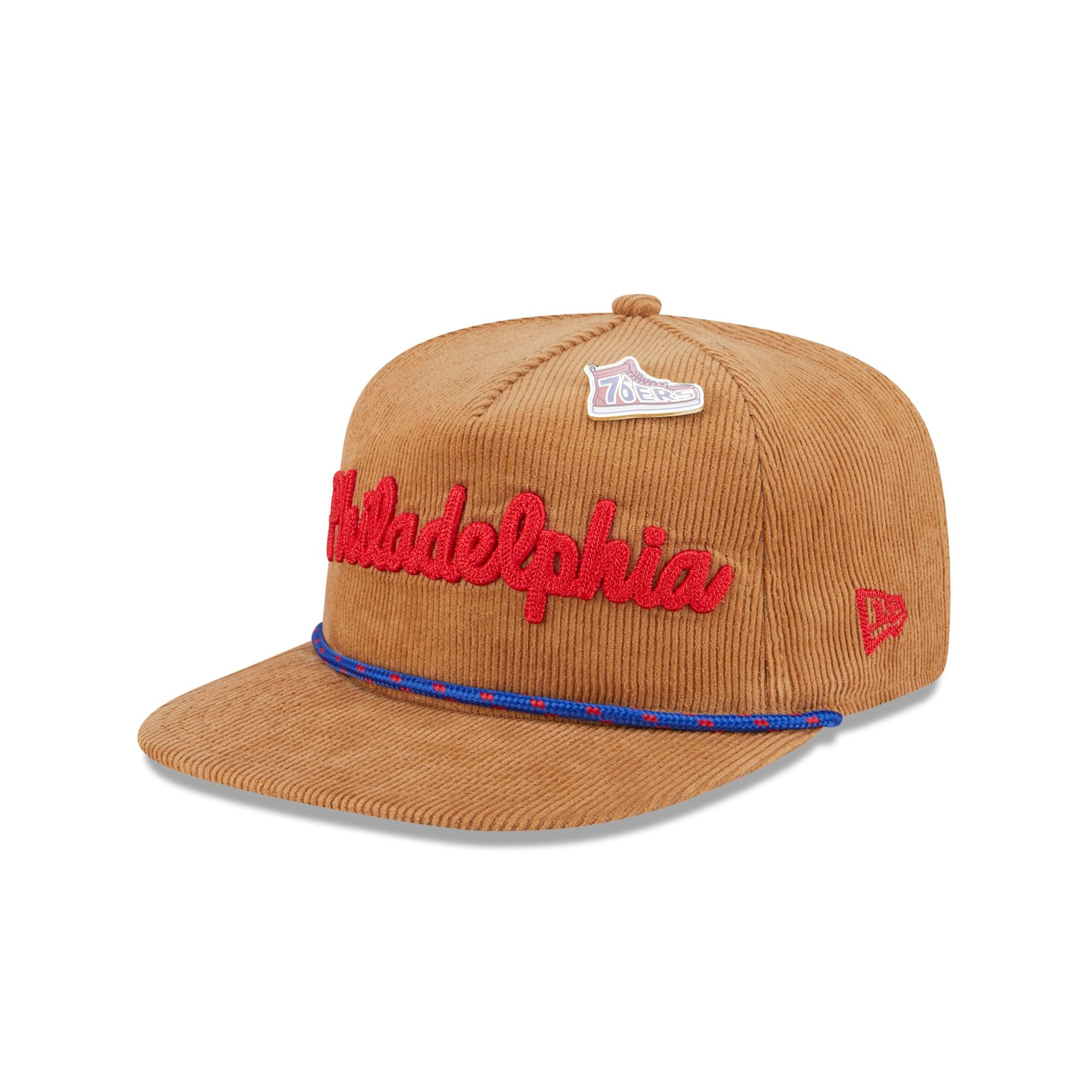 Philadelphia 76Ers 2025 All-Star Game Fan Pack Corduroy Golfer Hat