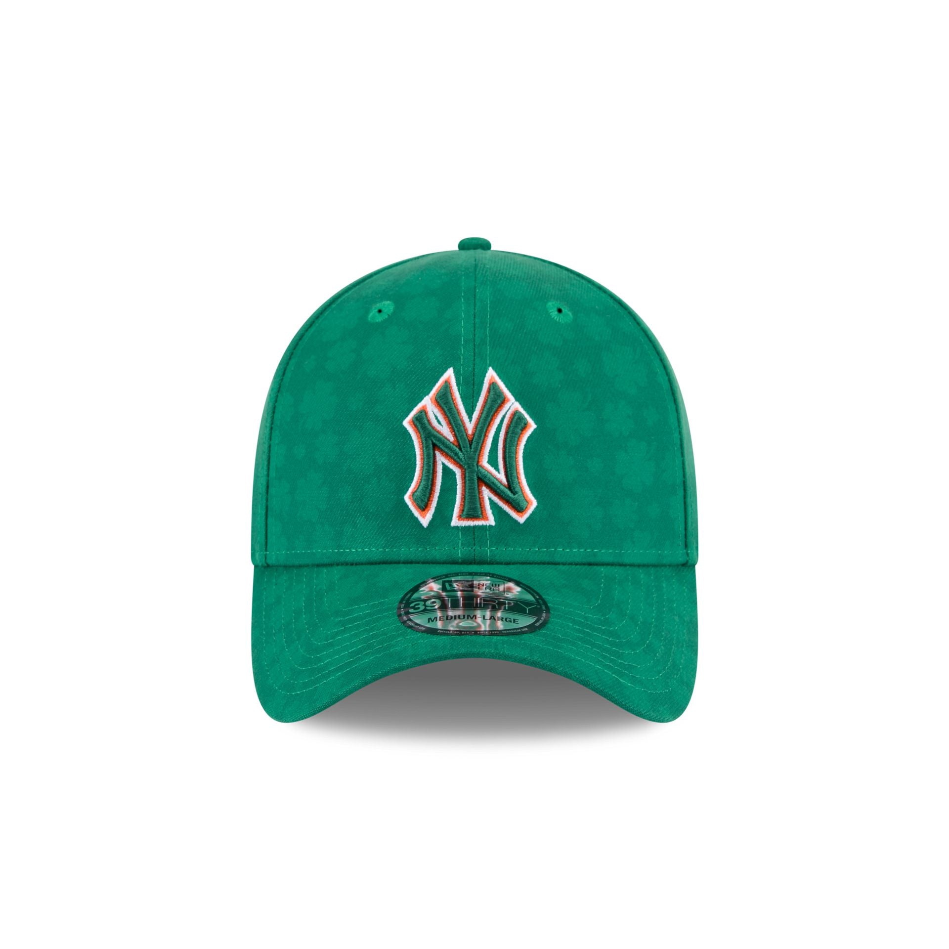 New York Yankees St. Patrick's Day 2025 39Thirty Stretch Fit Hat - Image 2