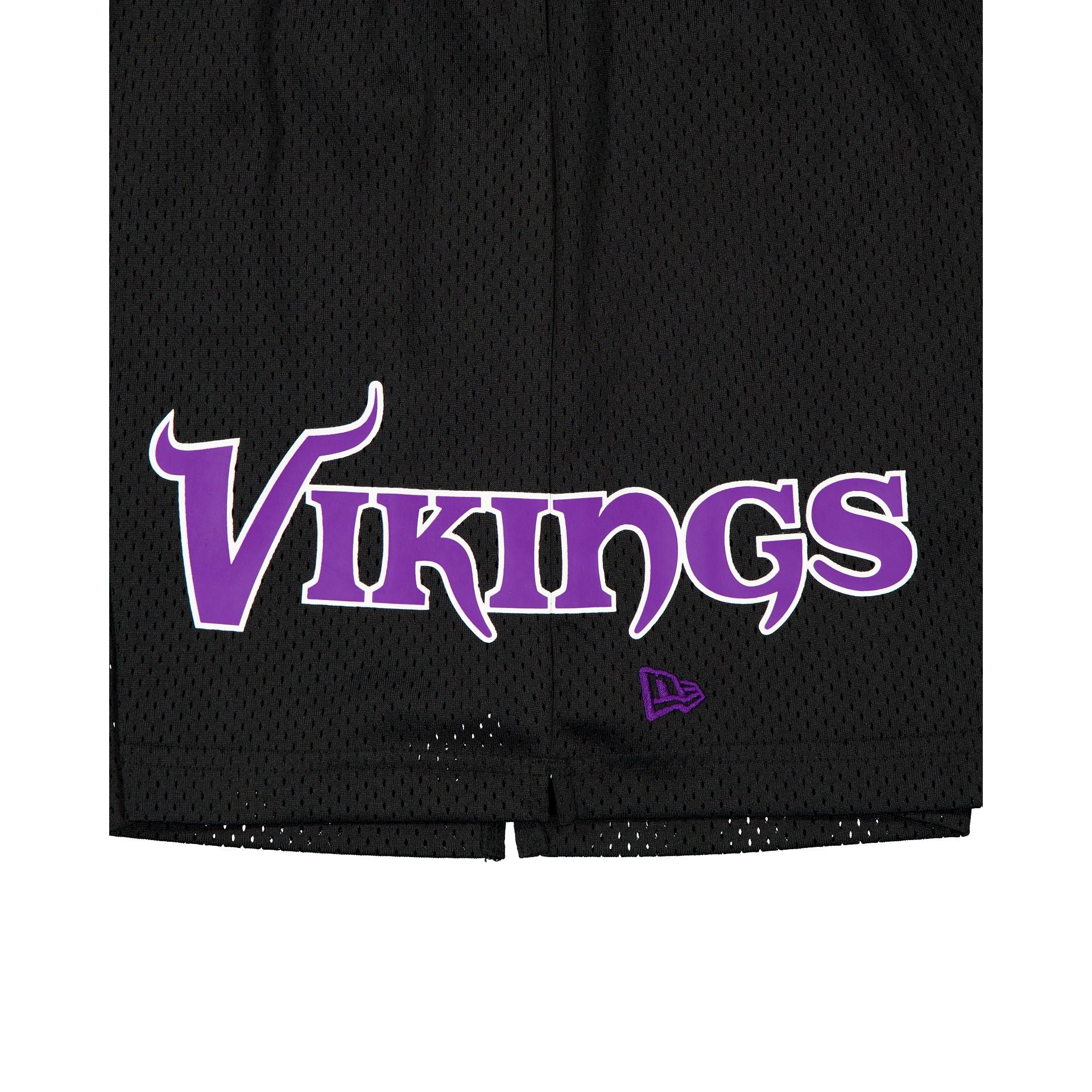 Alternative view of Minnesota Vikings Mesh Black Shorts