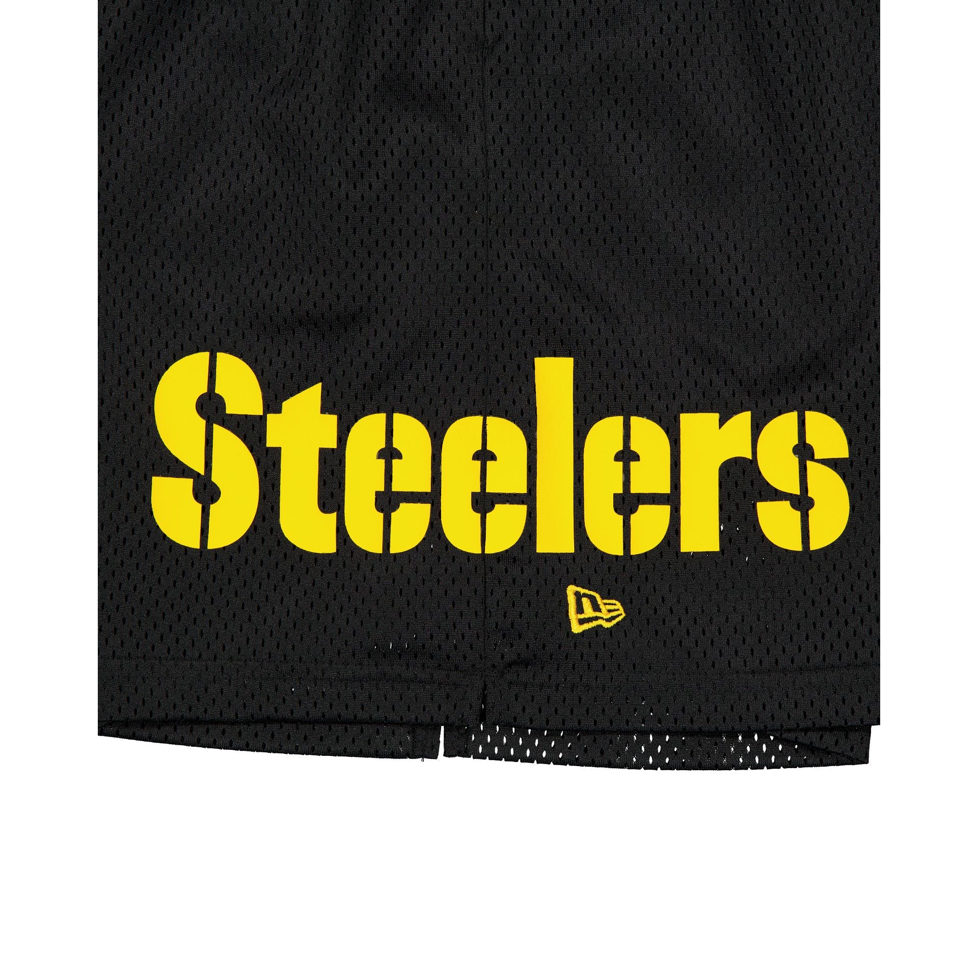 Alternative view of Pittsburgh Steelers Mesh Black Shorts