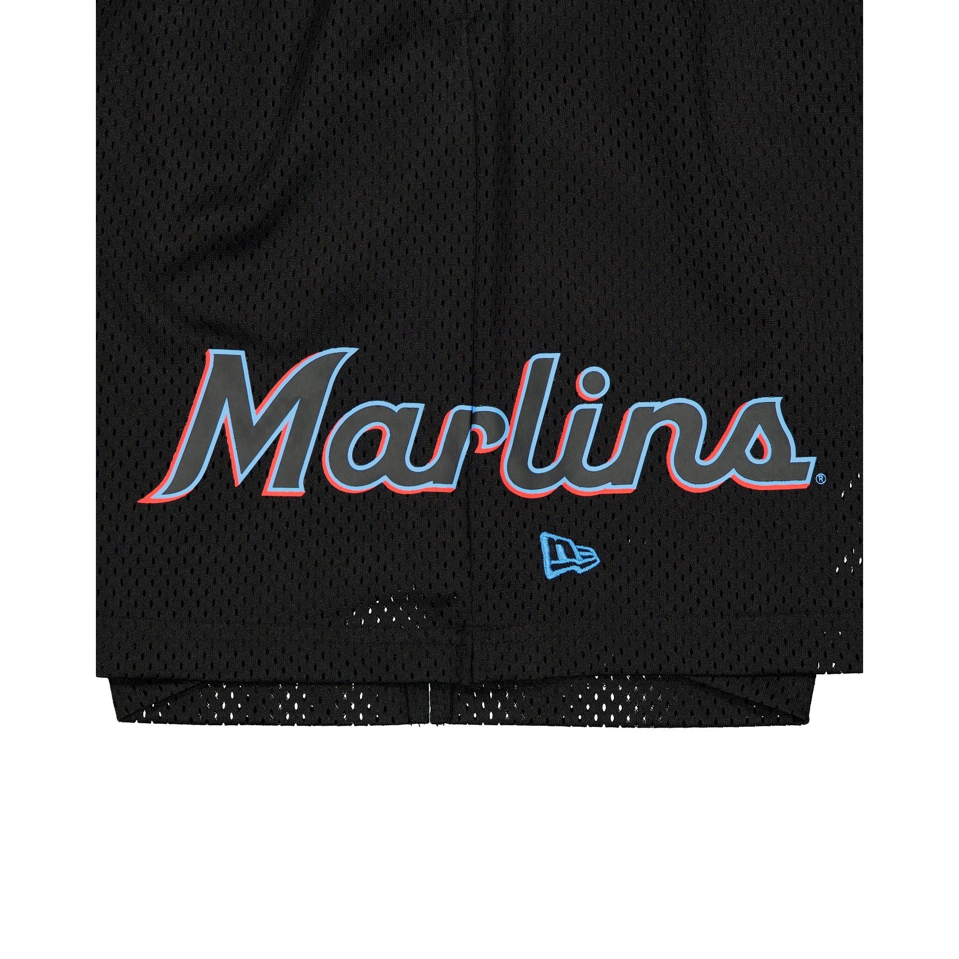 Alternative view of Miami Marlins Mesh Black Shorts