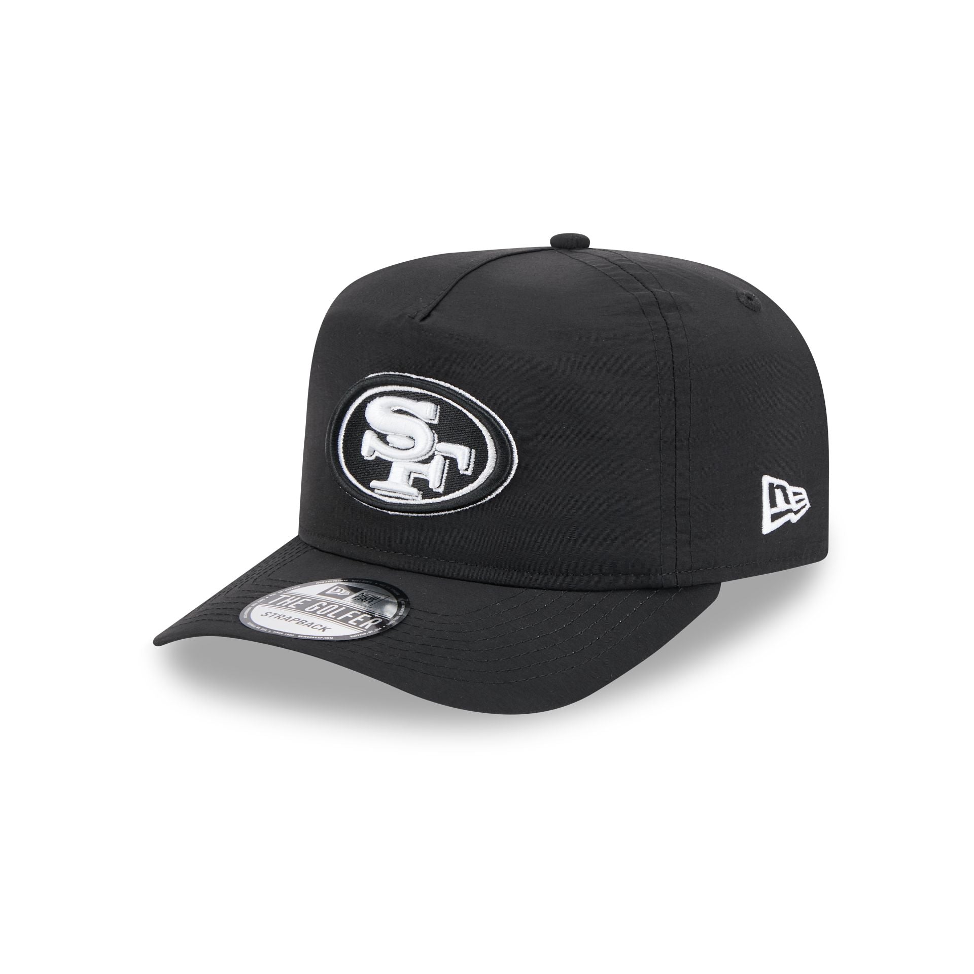 San Francisco 49Ers Everyday Nylon Black Golfer Hat