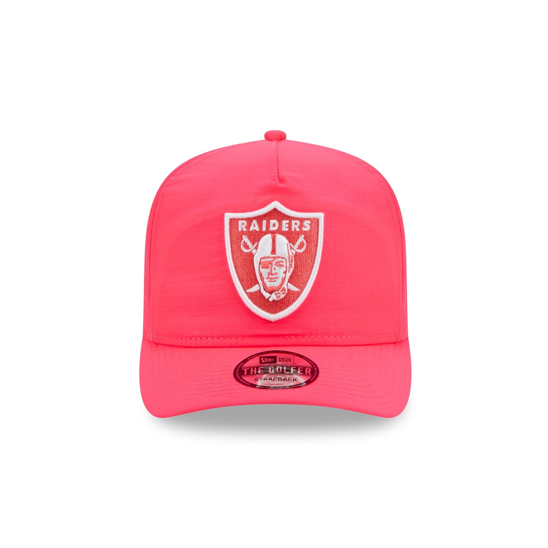 Alternative view of Las Vegas Raiders Everyday Nylon Pink Golfer Hat