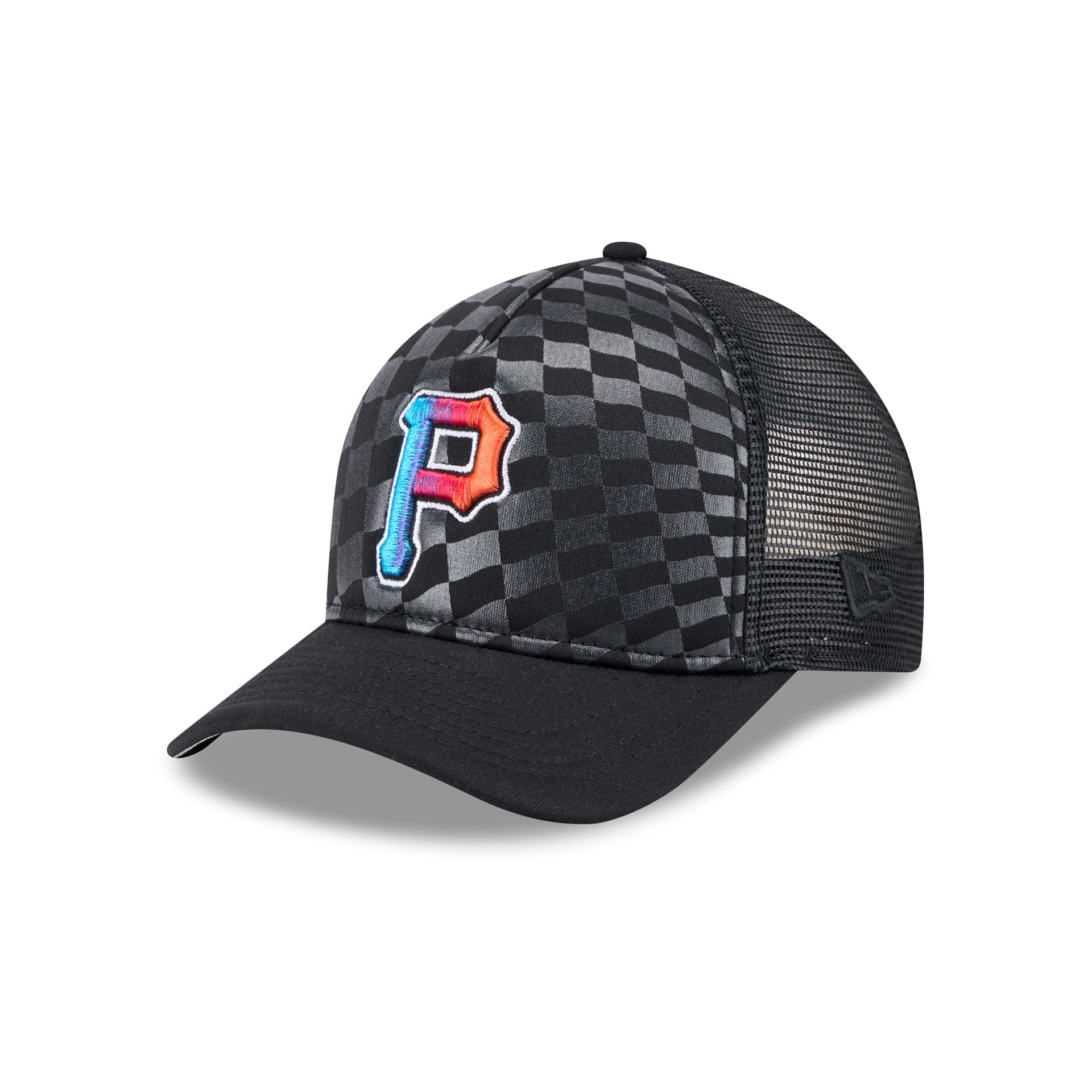 Pittsburgh Pirates Gradient Raceway 9Forty M-Crown A-Frame Trucker Hat