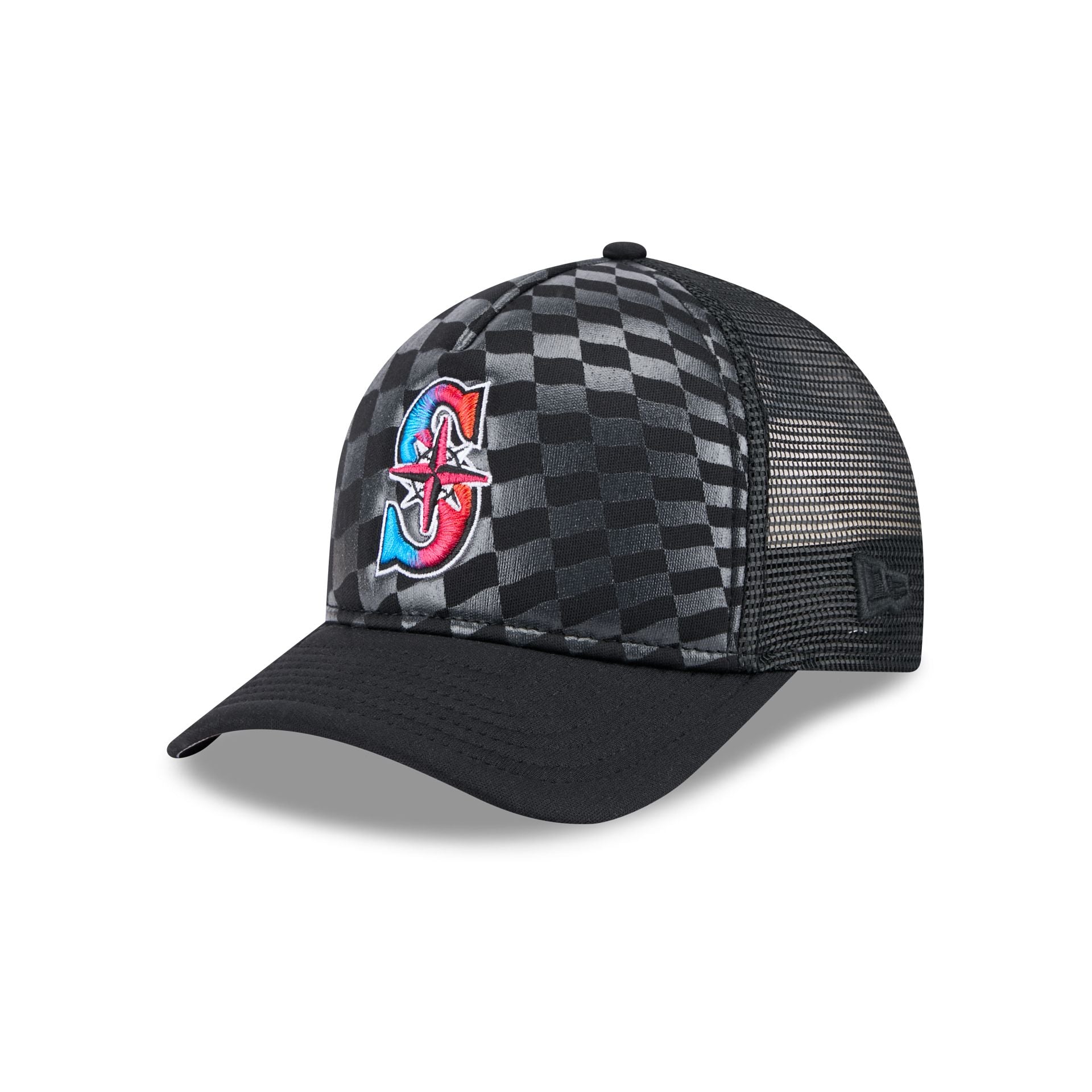Seattle Mariners Gradient Raceway 9Forty M-Crown A-Frame Trucker Hat