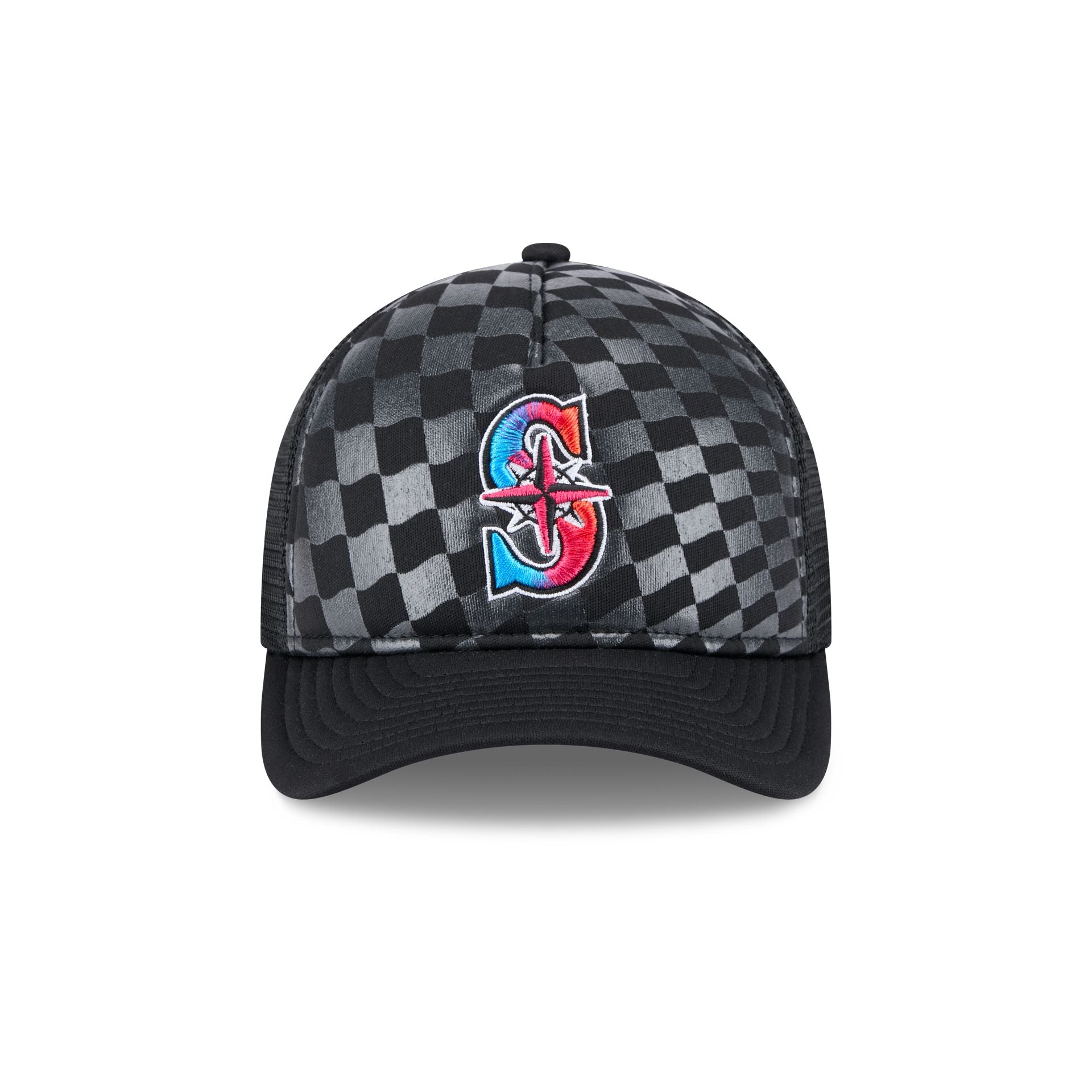 Alternative view of Seattle Mariners Gradient Raceway 9Forty M-Crown A-Frame Trucker Hat