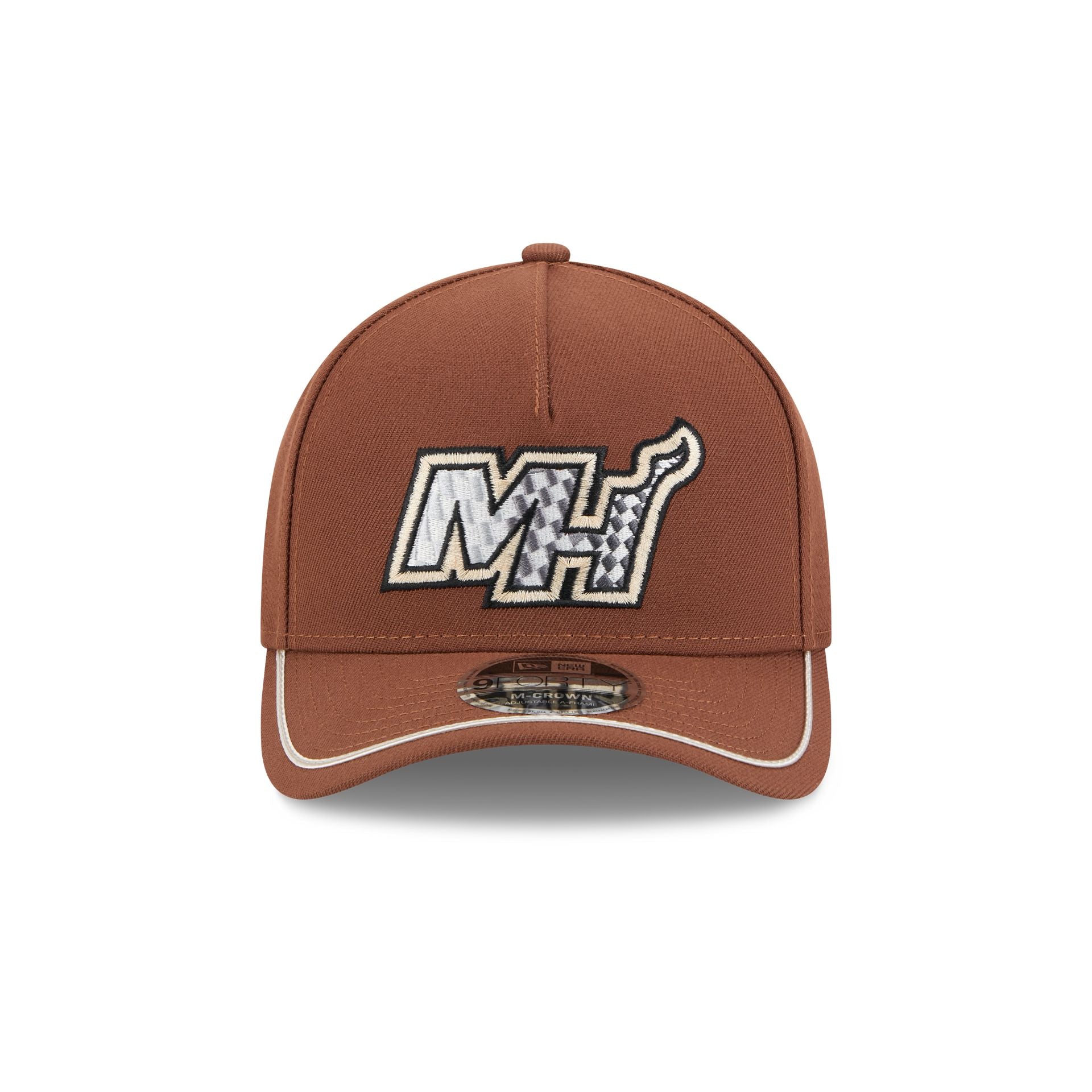 Alternative view of Miami Heat Motorsport 9Forty M-Crown A-Frame Snapback Hat