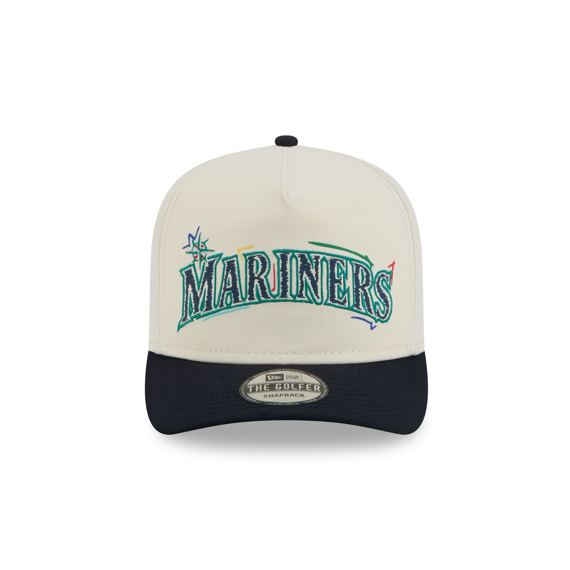 Alternative view of Seattle Mariners Team Scribble Golfer Hat