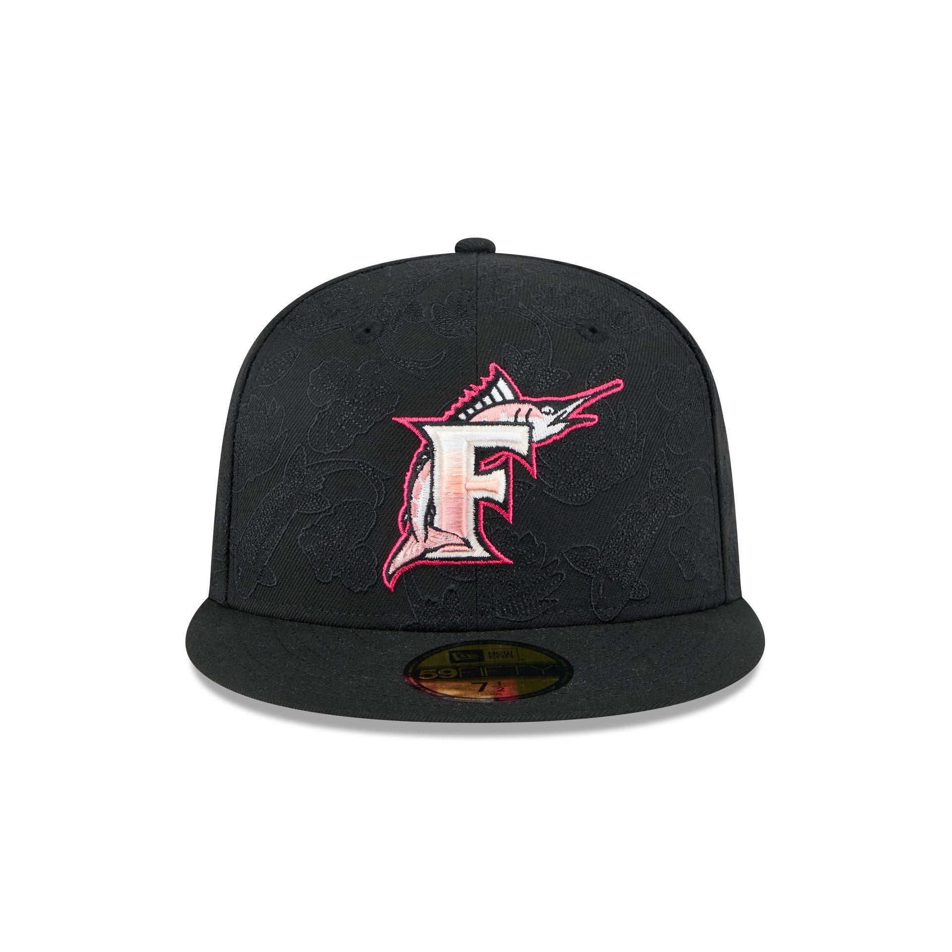 Alternative view of Miami Marlins Tonal Koi 59Fifty Fitted Hat