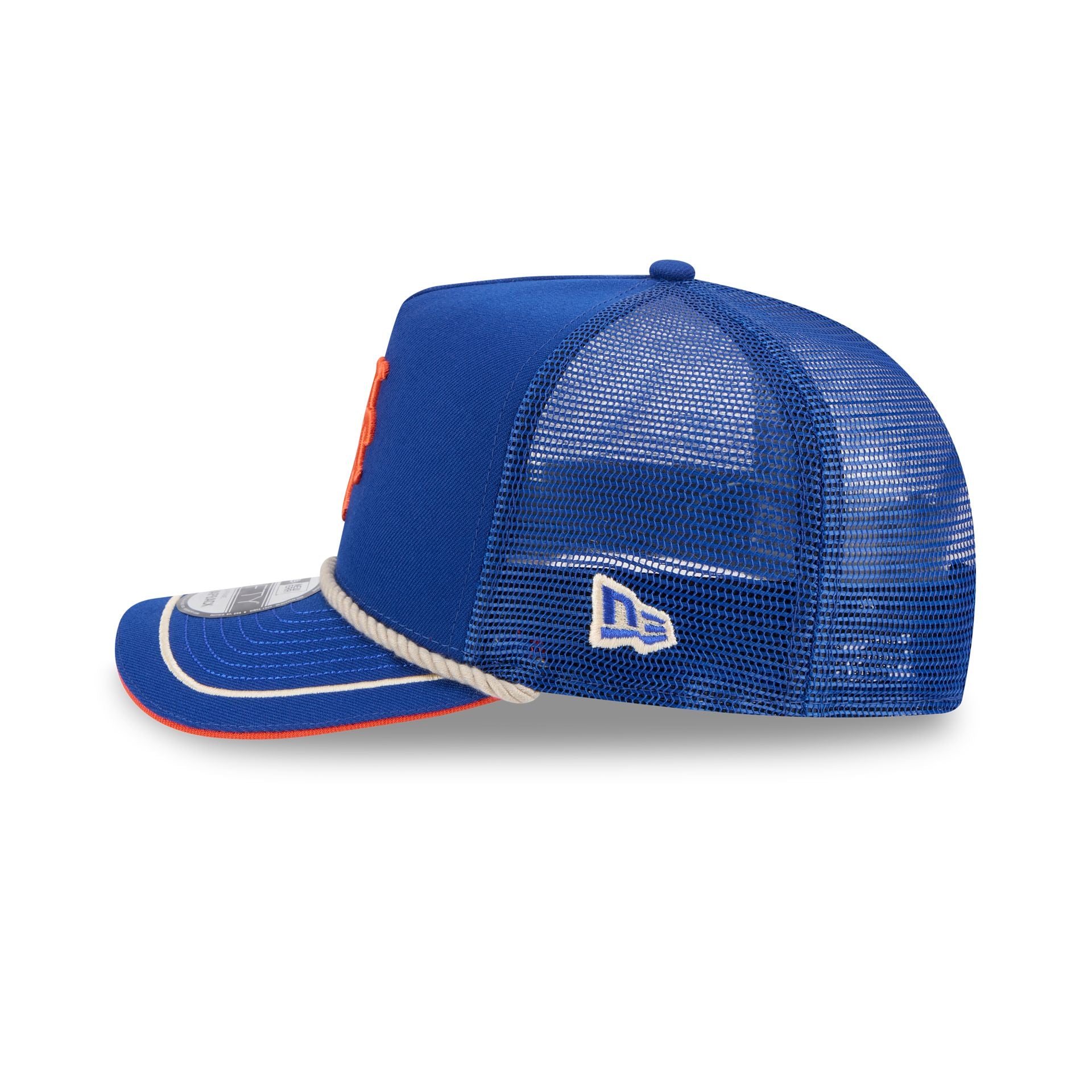 New York Mets Vintage Team Rope 9Fifty A-Frame Trucker - Image 4