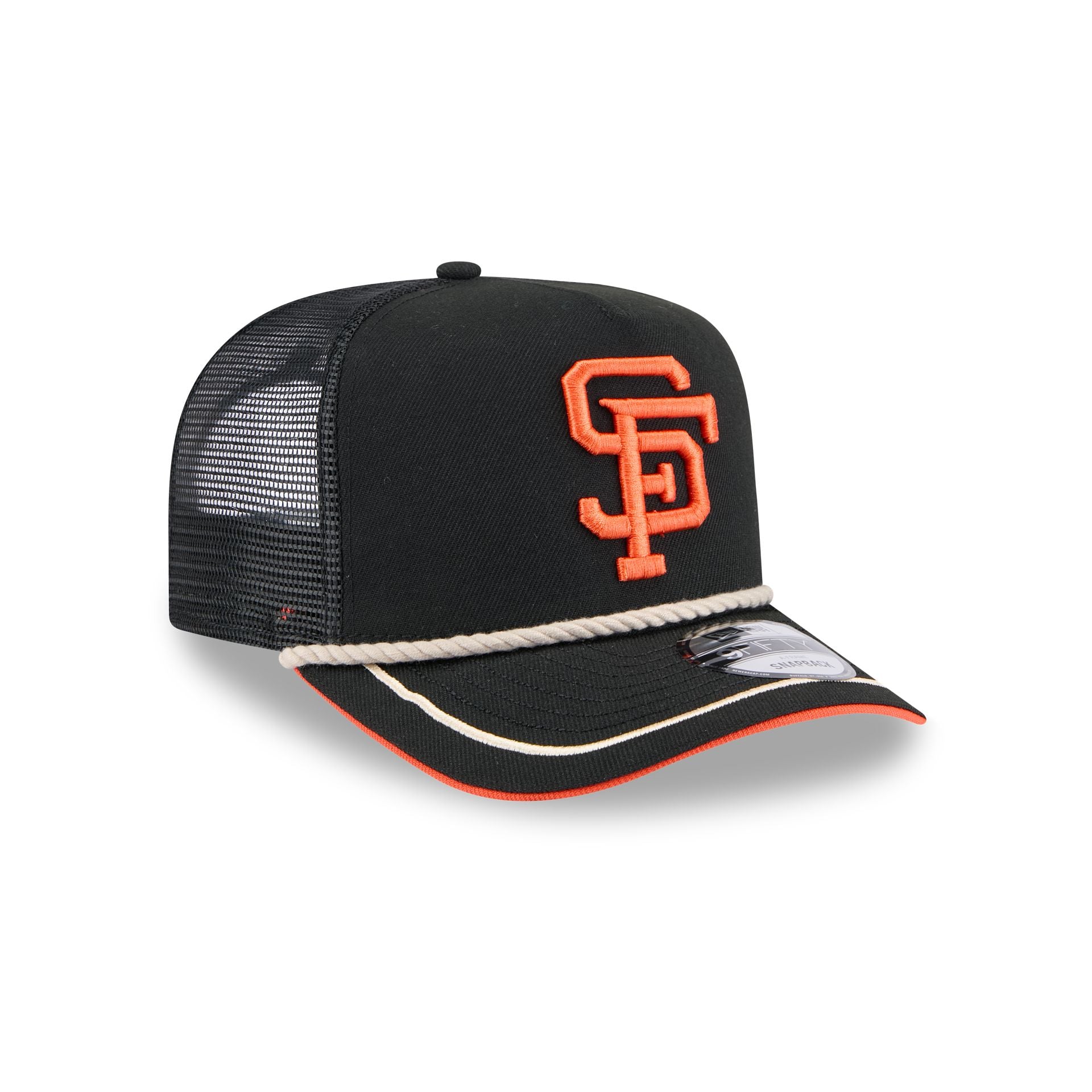 San Francisco Giants Vintage Team Rope 9Fifty A-Frame Trucker - Image 3