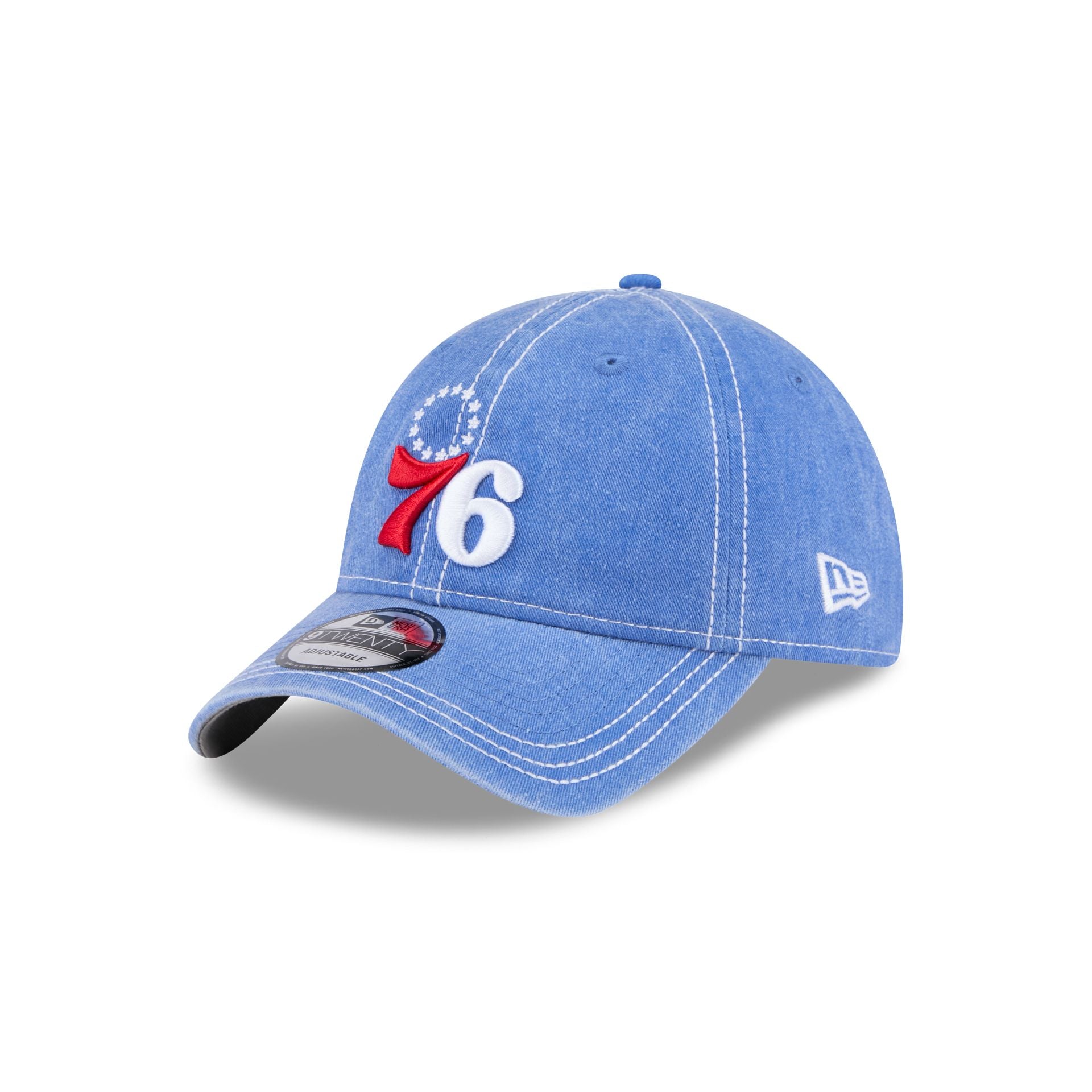 Philadelphia 76Ers Washed Contrast 9Twenty Adjustable Hat