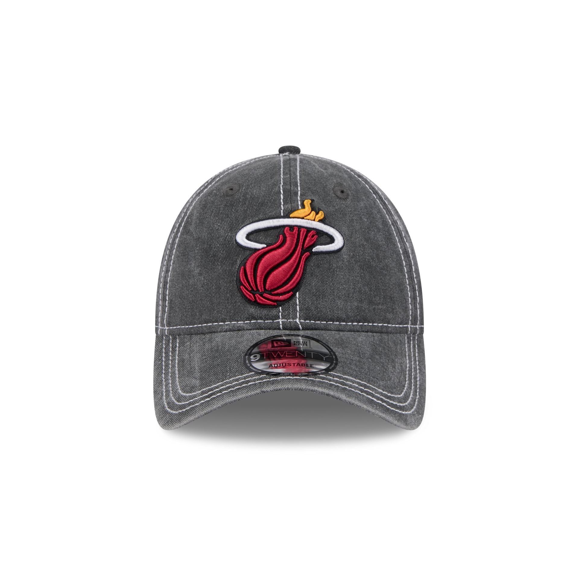 Alternative view of Miami Heat Washed Contrast 9Twenty Adjustable Hat