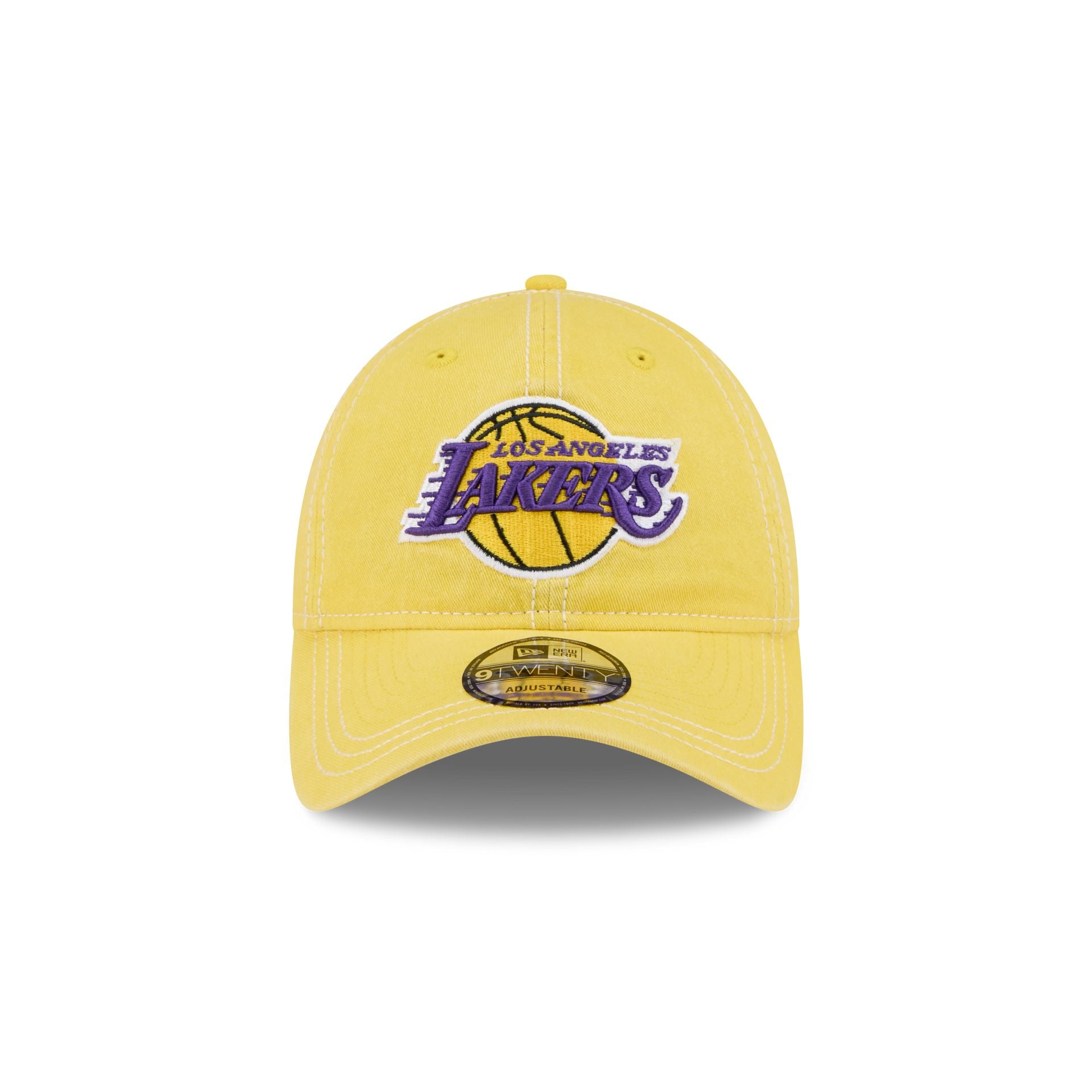 Alternative view of Los Angeles Lakers Washed Contrast 9Twenty Adjustable Hat