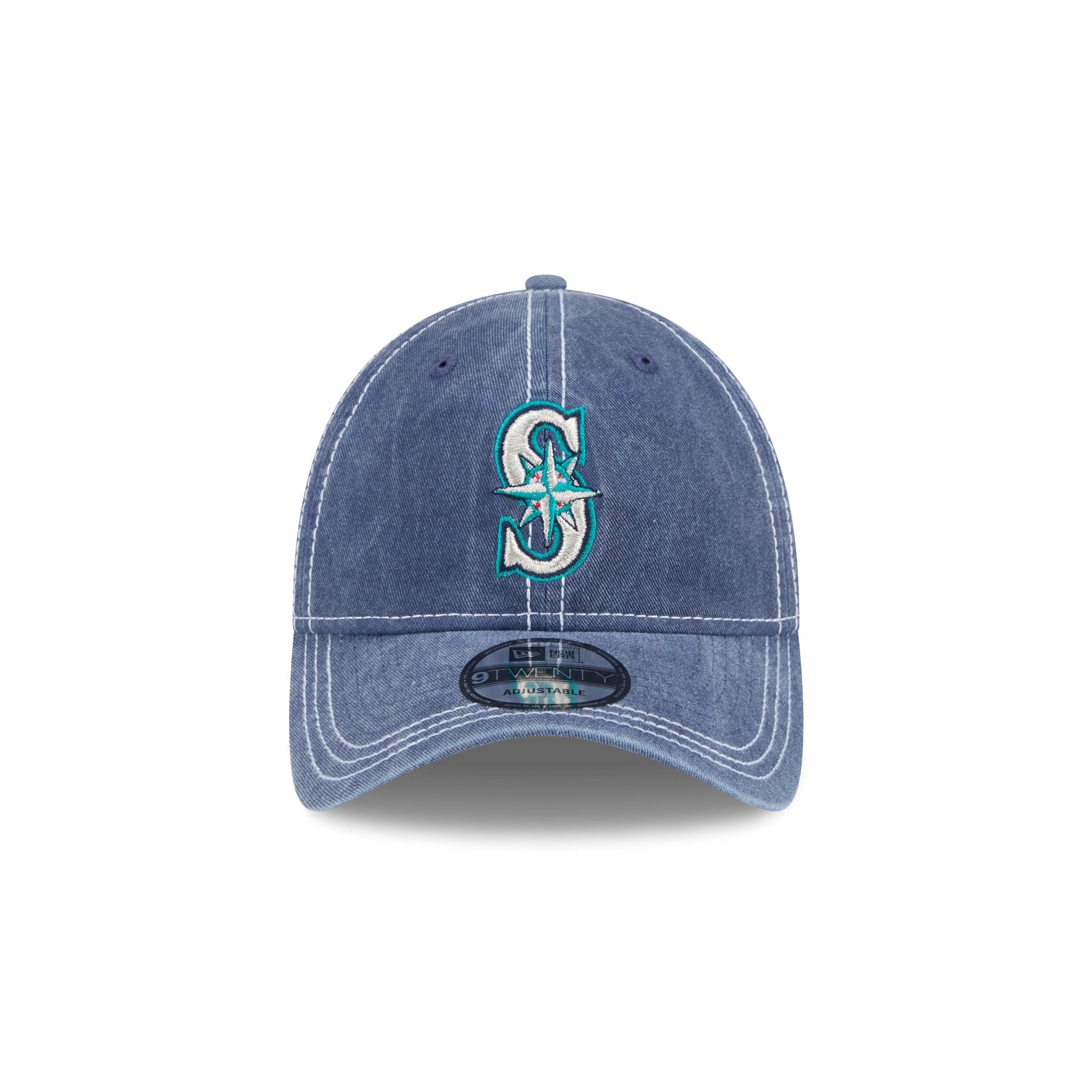 Alternative view of Seattle Mariners Washed Contrast 9Twenty Adjustable Hat