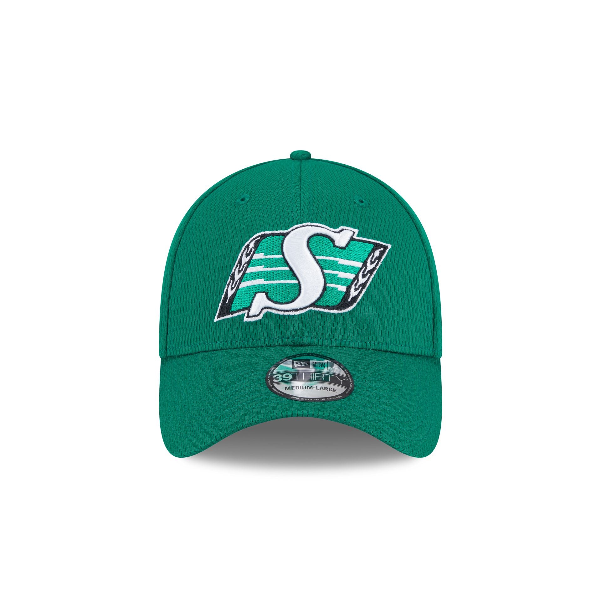 Alternative view of Saskatchewan Roughriders Rear Wordmark 39Thirty Stretch Fit Hat