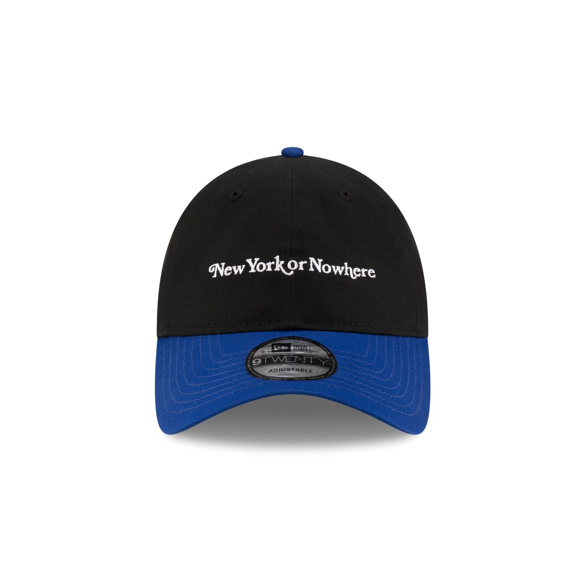 Alternative view of New York Or Nowhere X New York Mets Black Wordmark 9Twenty Adjustable Hat