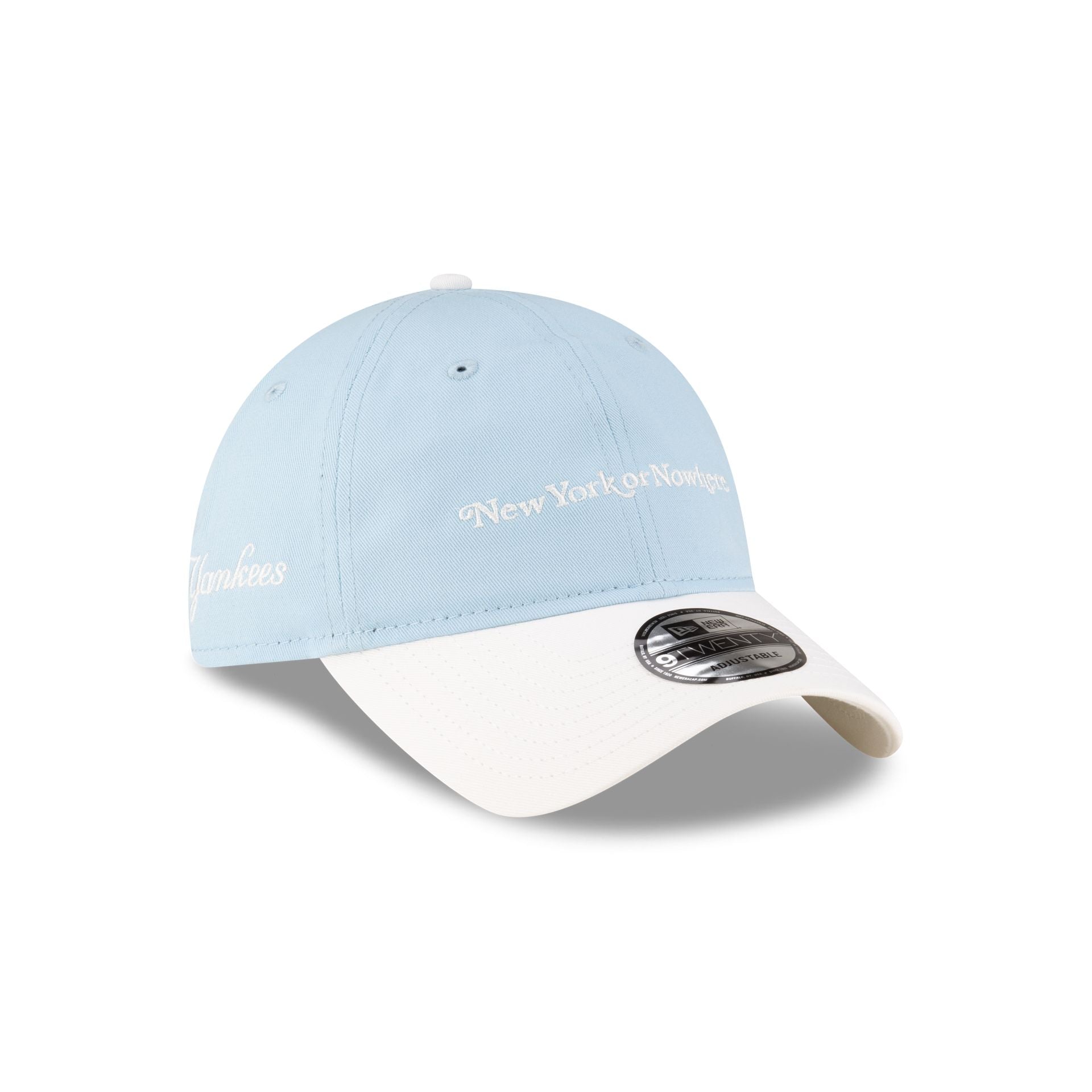 New York Or Nowhere X New York Yankees Blue Wordmark 9Twenty Adjustable Hat