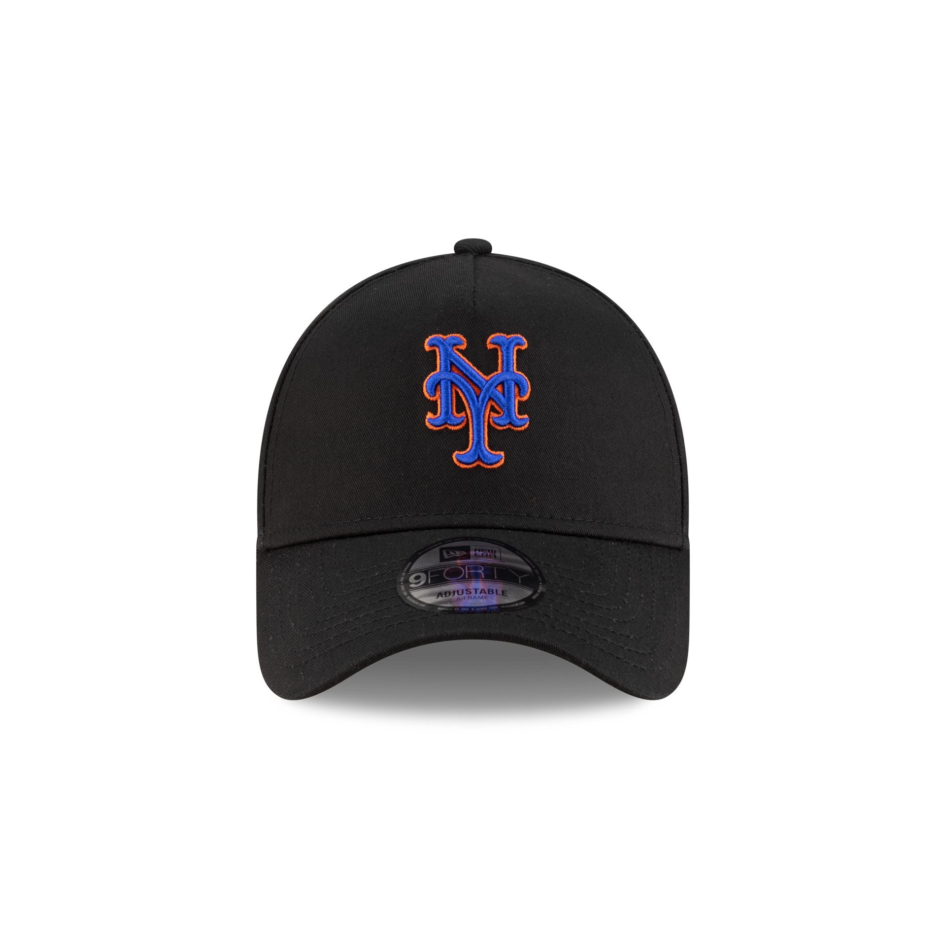 Alternative view of New York Or Nowhere X New York Mets Black 9Forty A-Frame Snapback Hat