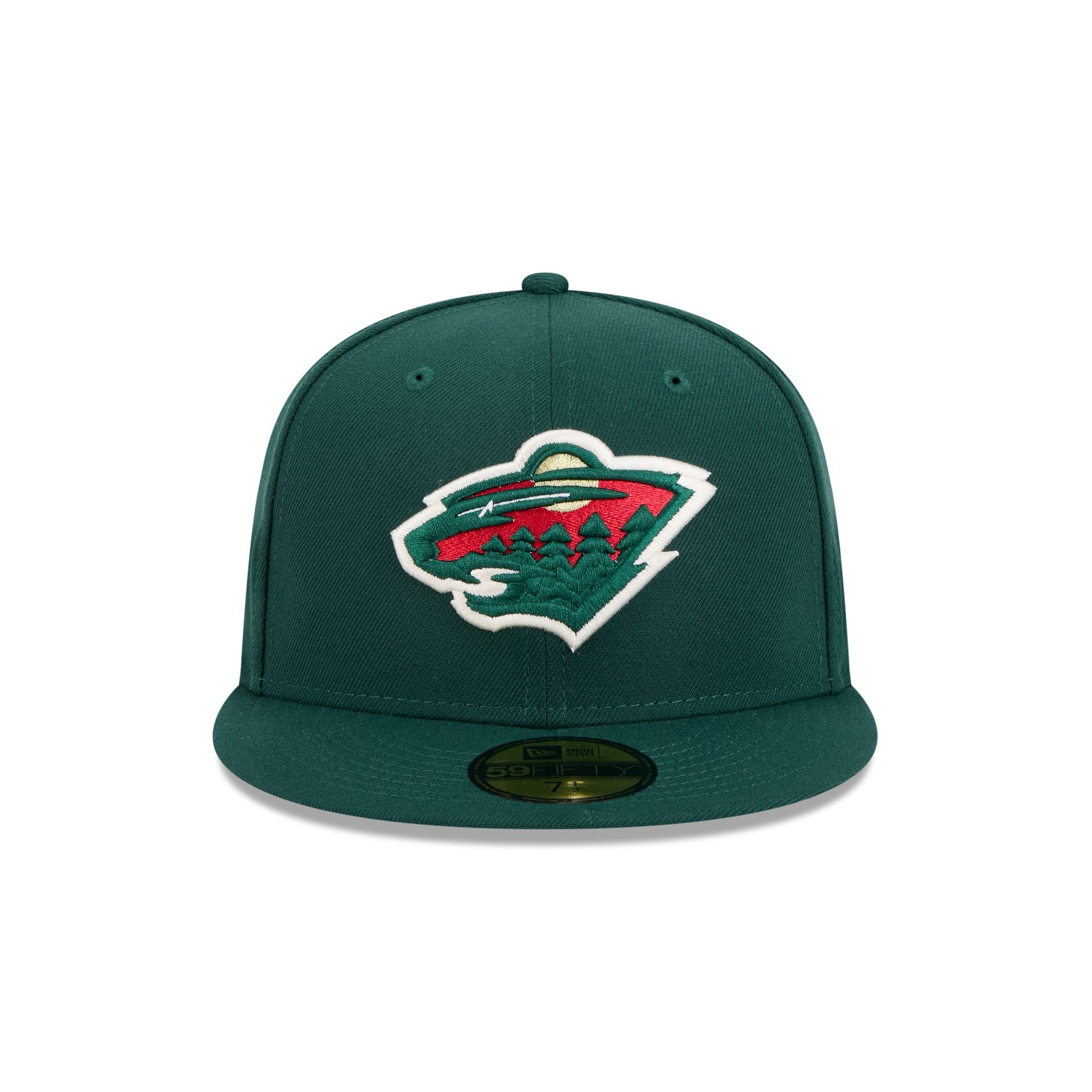 Alternative view of Minnesota Wild Team 59Fifty Fitted Hat