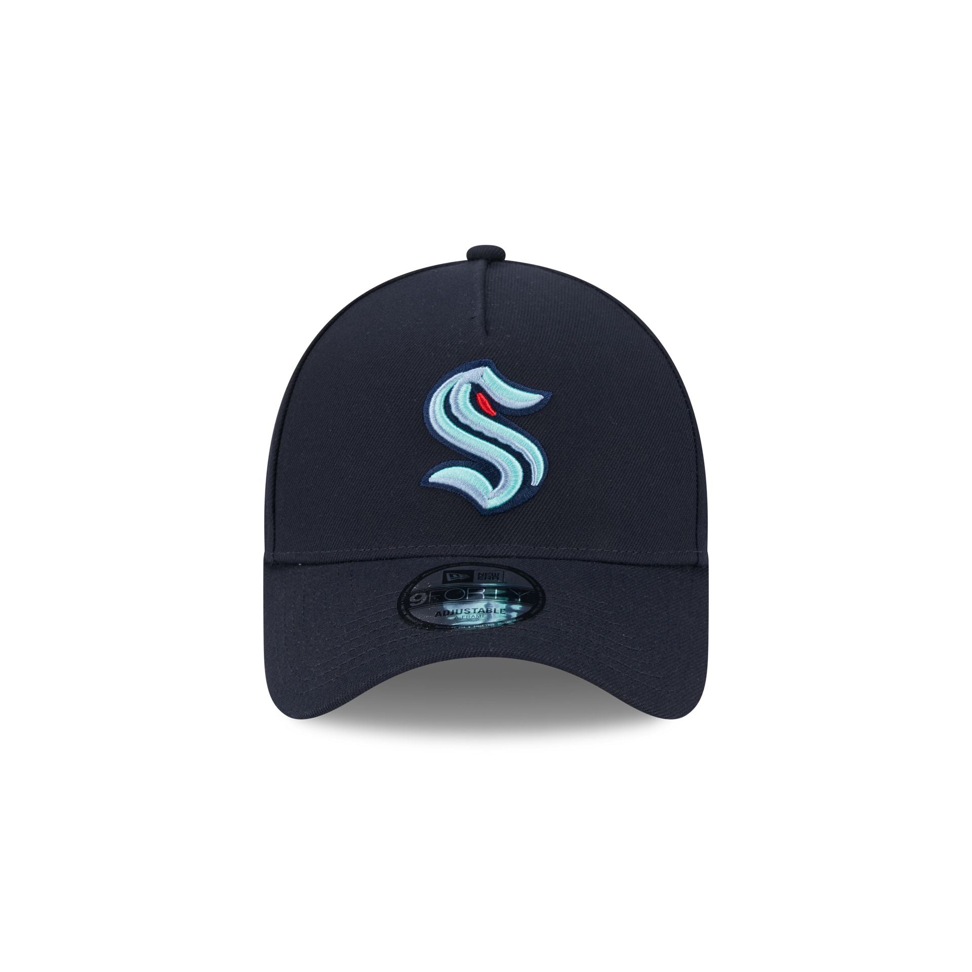 Alternative view of Seattle Kraken Team 9Forty A-Frame Snapback Hat