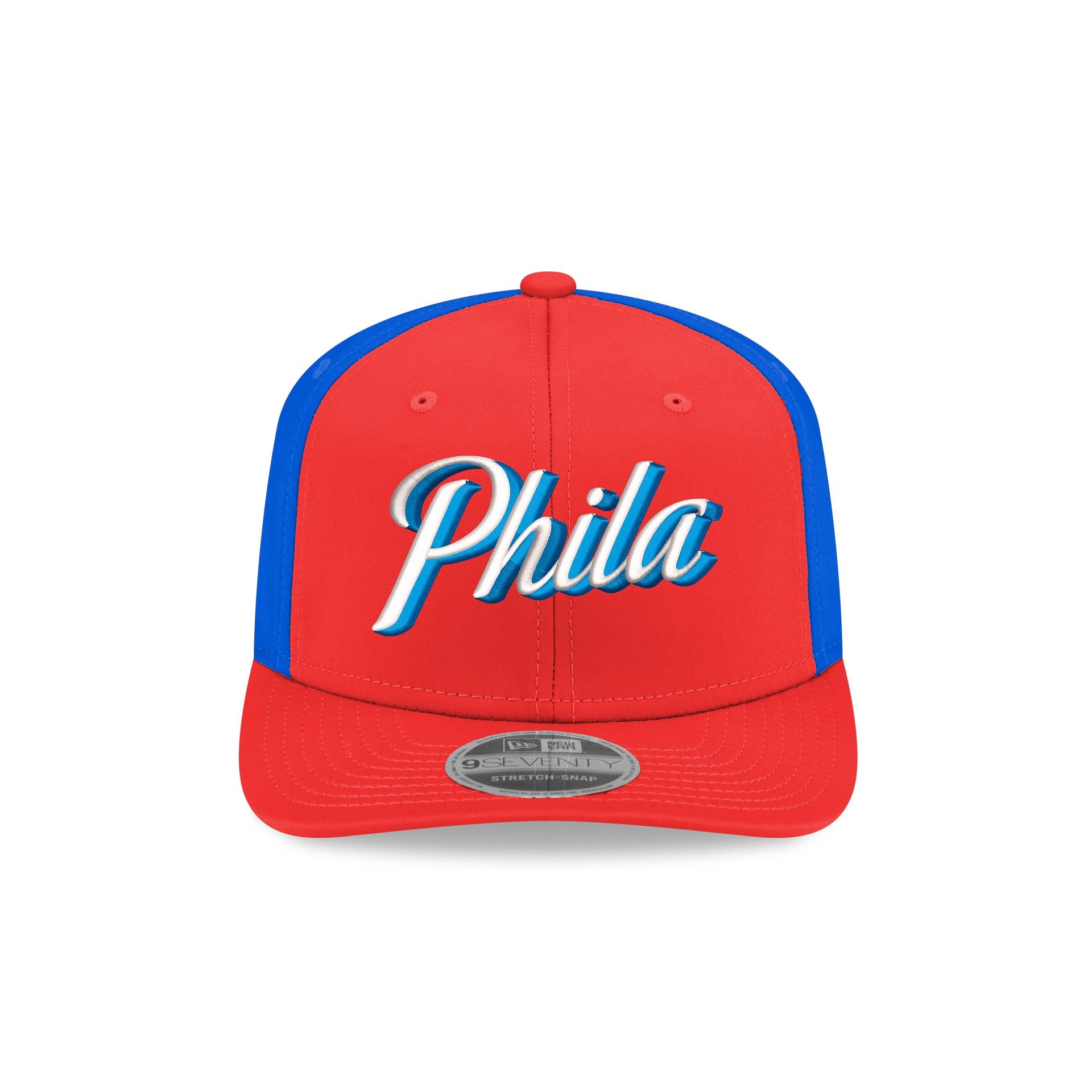 Alternative view of Philadelphia 76Ers 2025 Statement Edition 9Seventy Stretch-Snap Hat