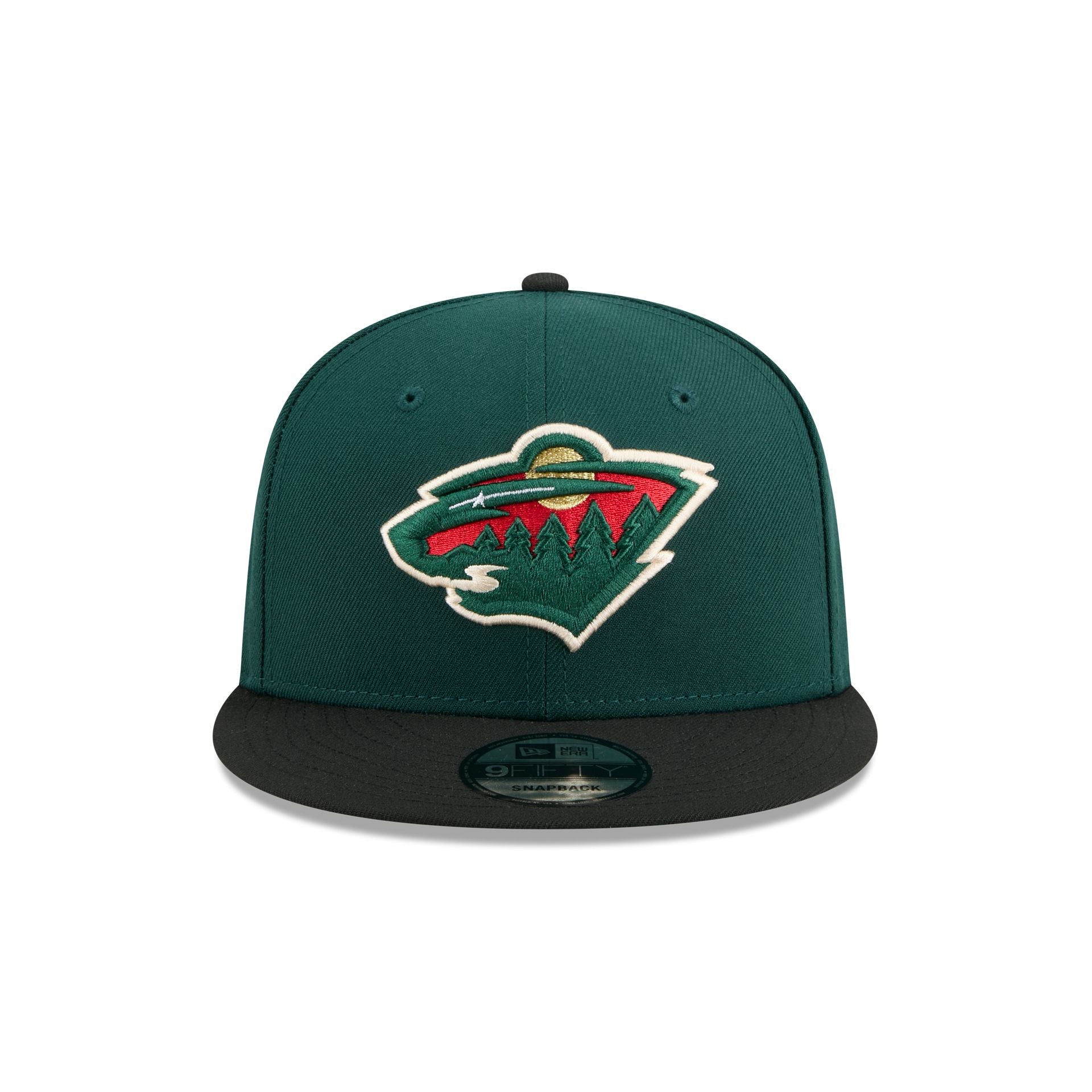 Alternative view of Minnesota Wild Black Visor 9Fifty Snapback Hat