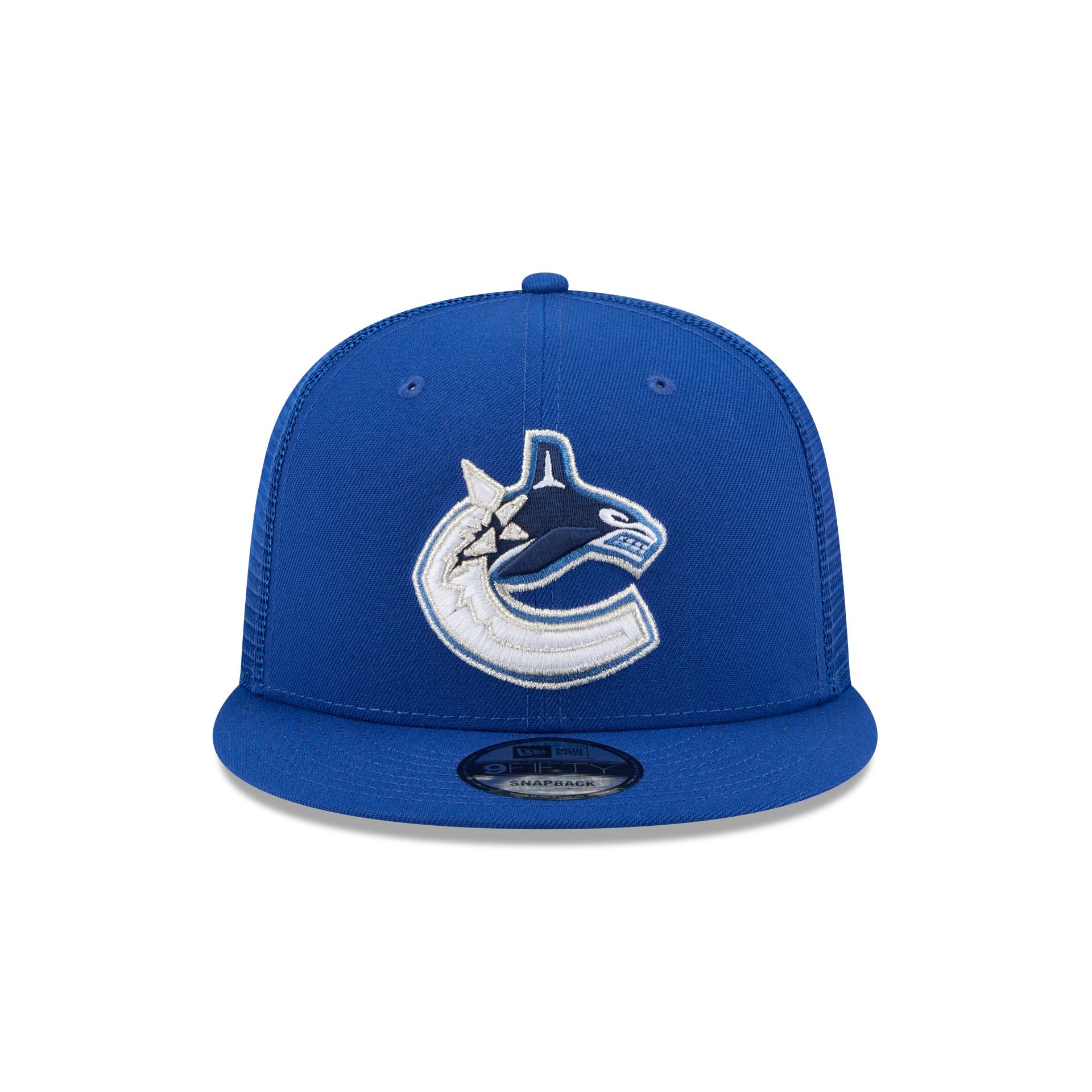 Alternative view of Vancouver Canucks Team Tag 9Fifty Trucker Hat