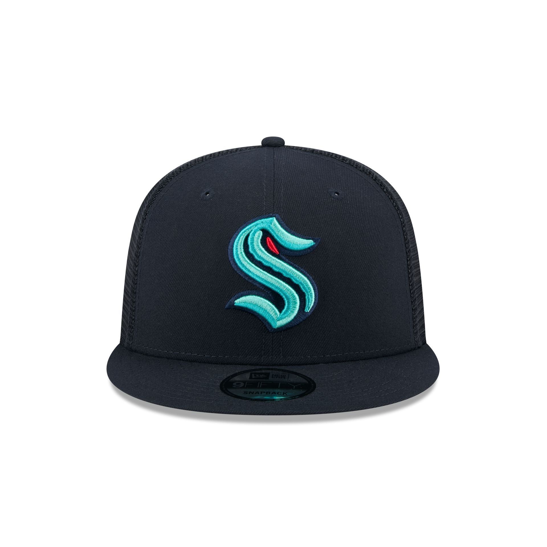 Alternative view of Seattle Kraken Team Tag 9Fifty Trucker Hat
