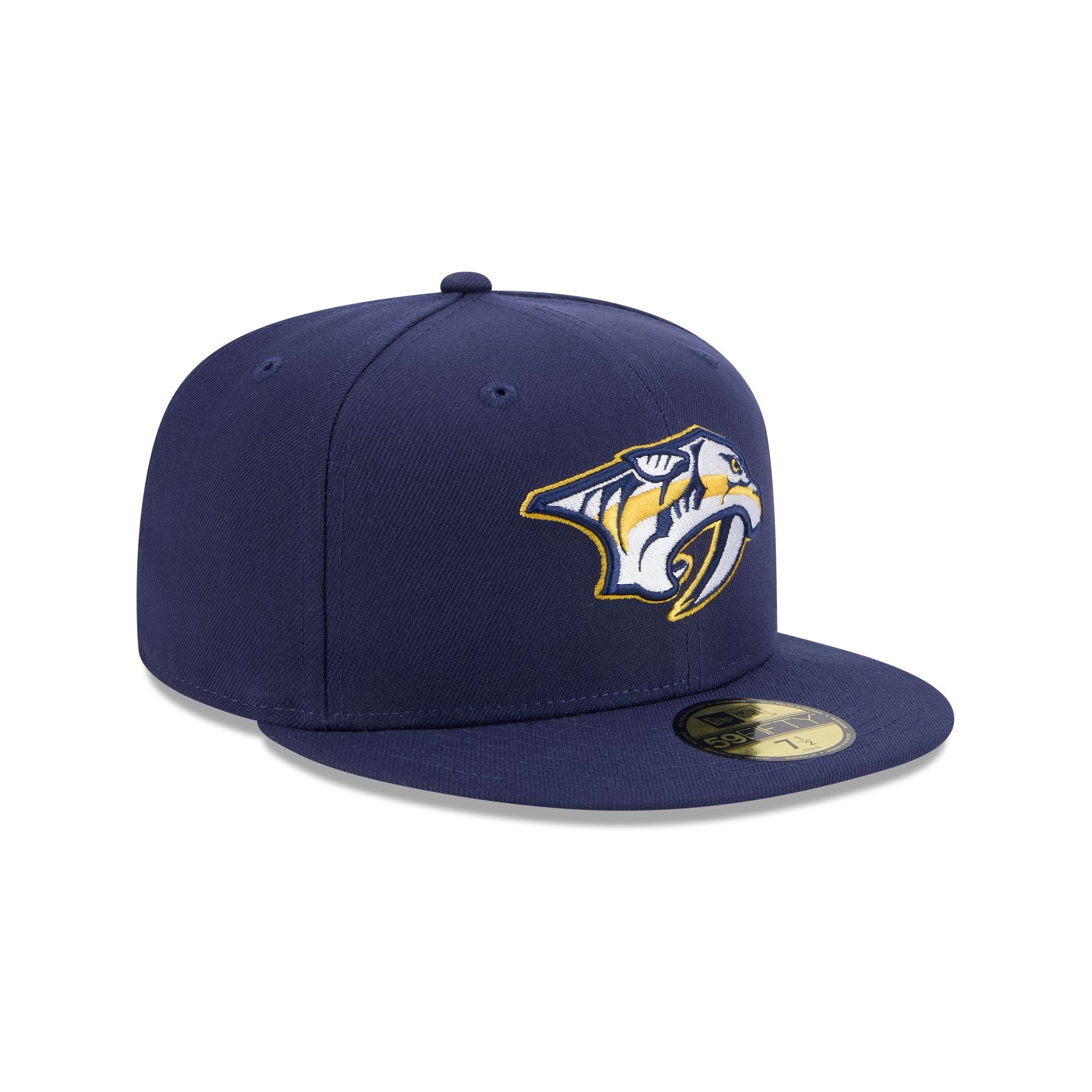 Alternative view of Nashville Predators Rear Wordmark 59Fifty Fitted Hat