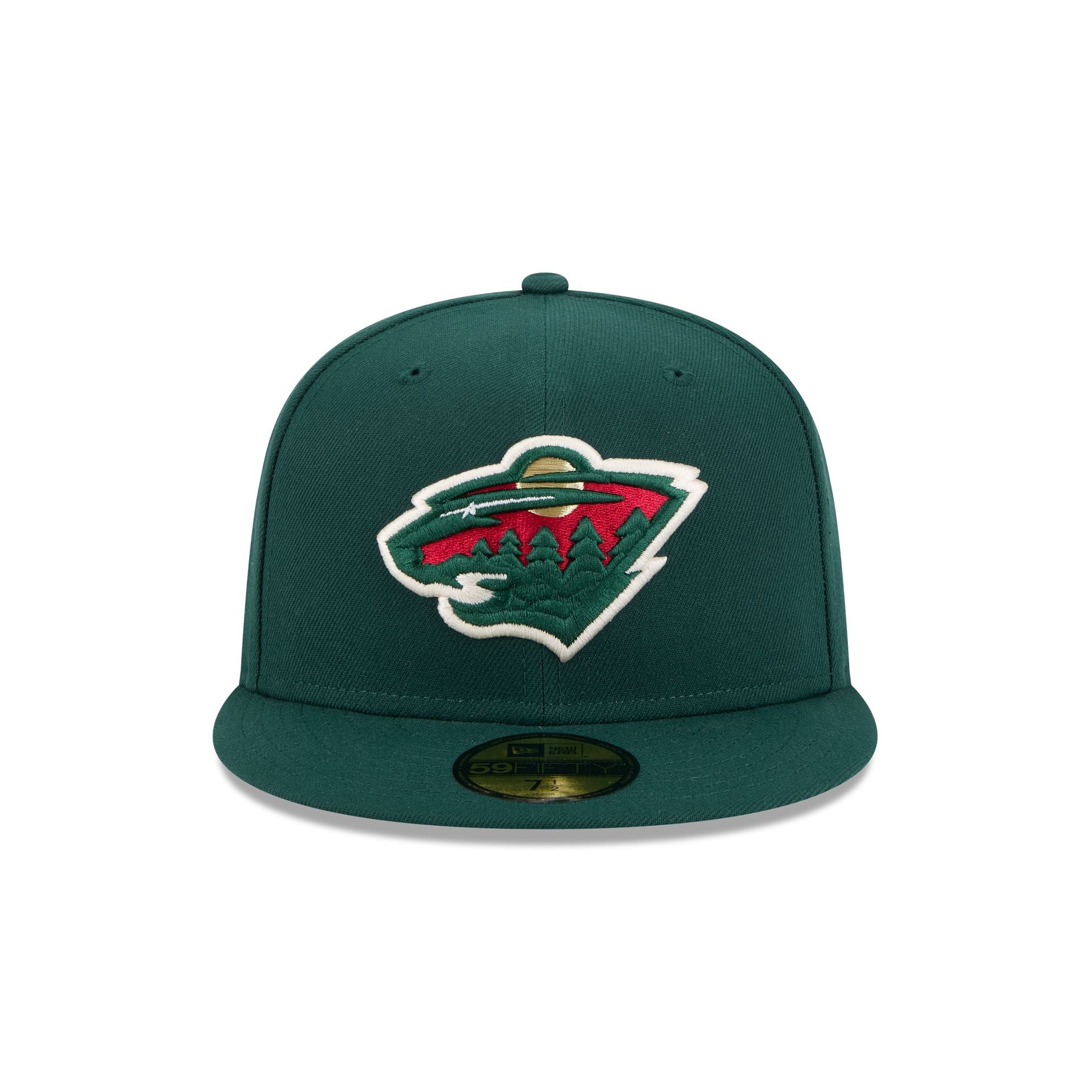 Alternative view of Minnesota Wild Rear Wordmark 59Fifty Fitted Hat