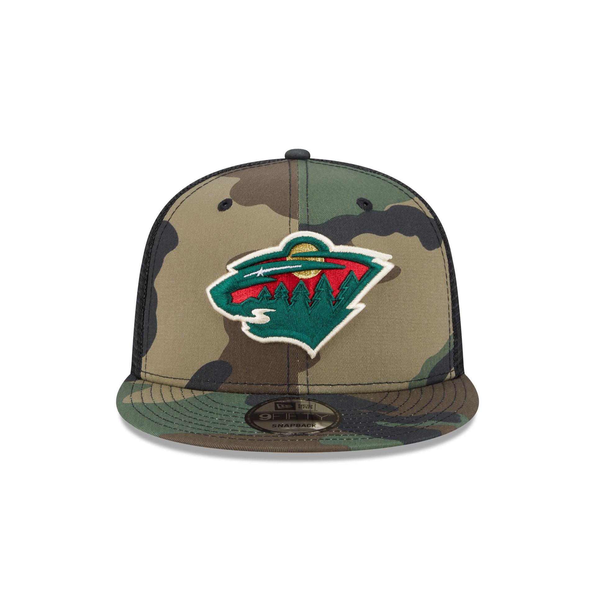Alternative view of Minnesota Wild Camo 9Fifty Trucker Hat