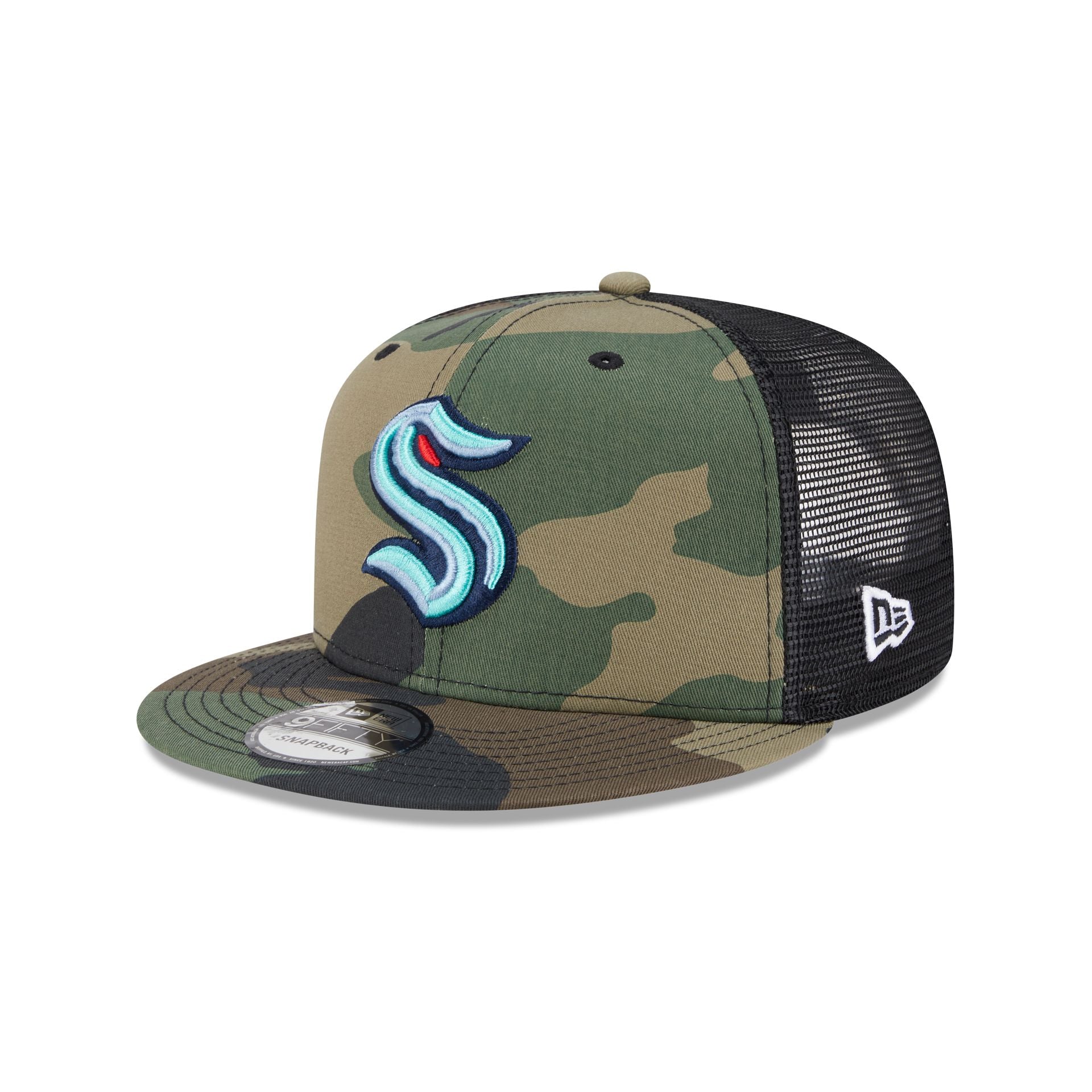 Seattle Kraken Camo 9Fifty Trucker Hat