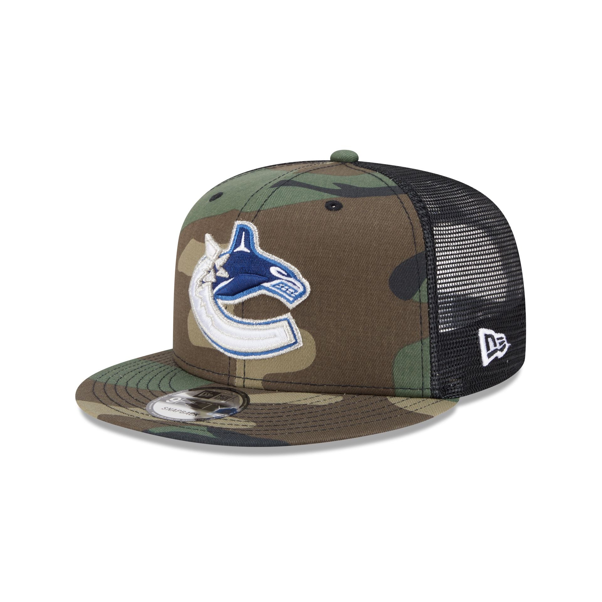 Vancouver Canucks Camo 9Fifty Trucker Hat