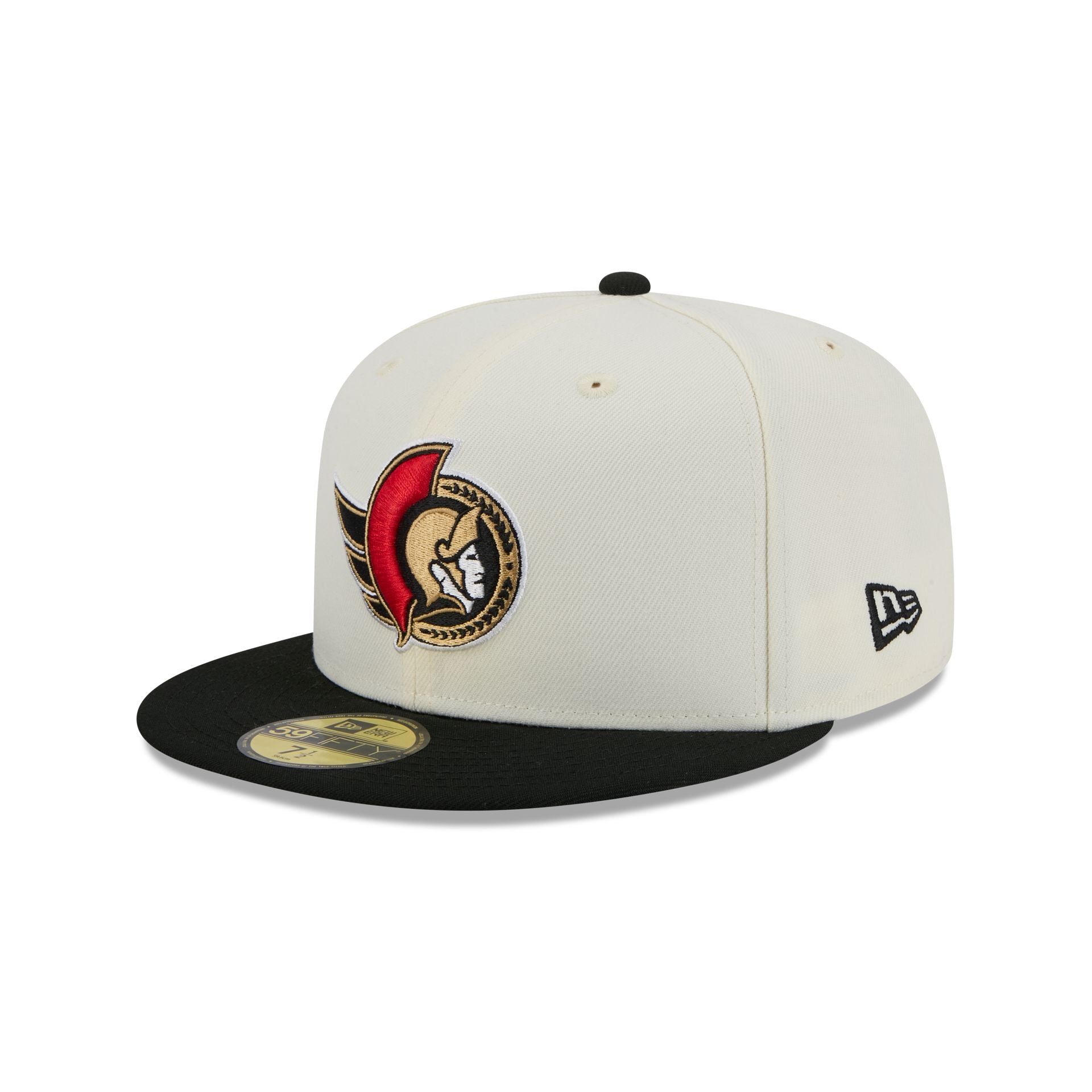 Ottawa Senators Chrome White 59Fifty Fitted Hat