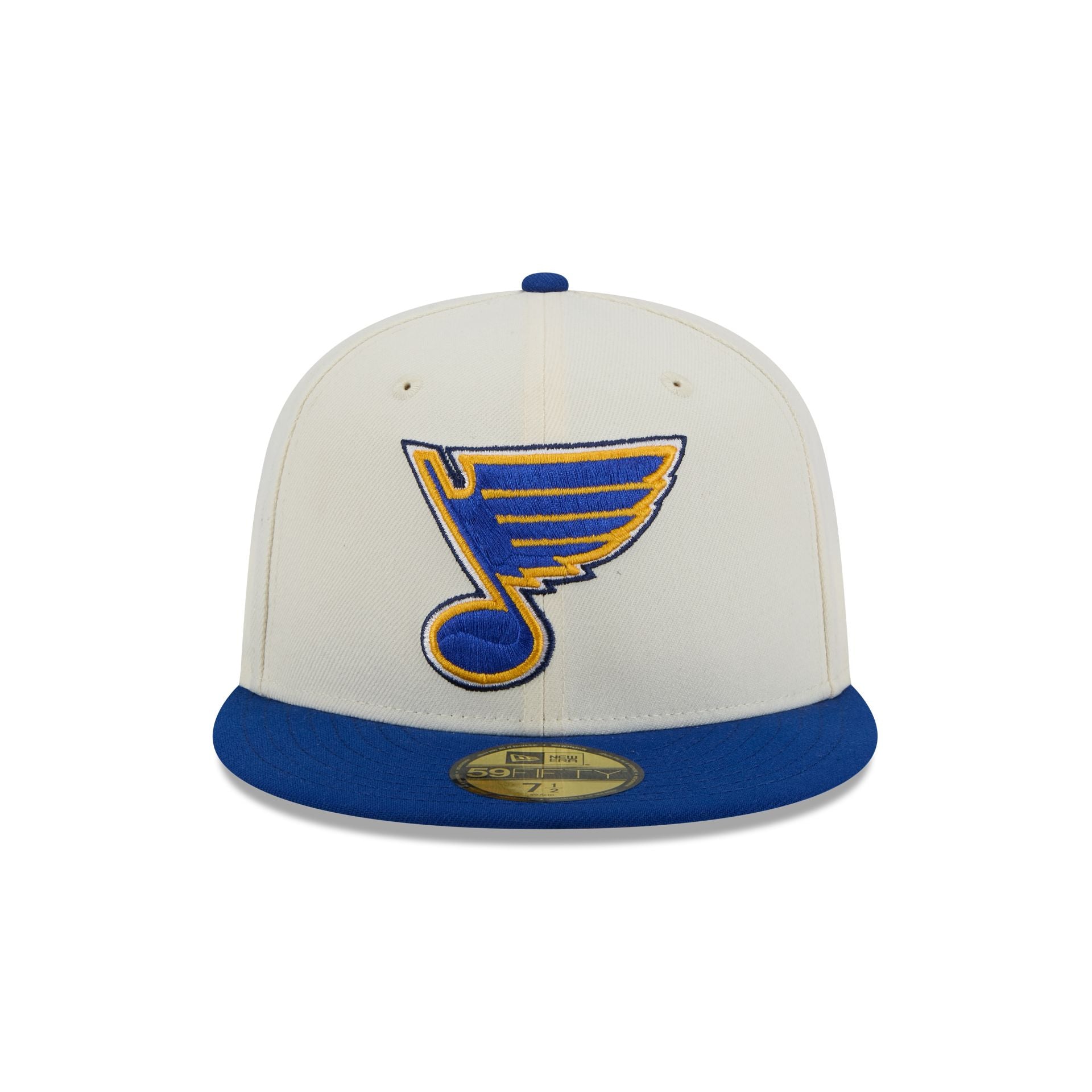 Alternative view of St. Louis Blues Chrome White 59Fifty Fitted Hat