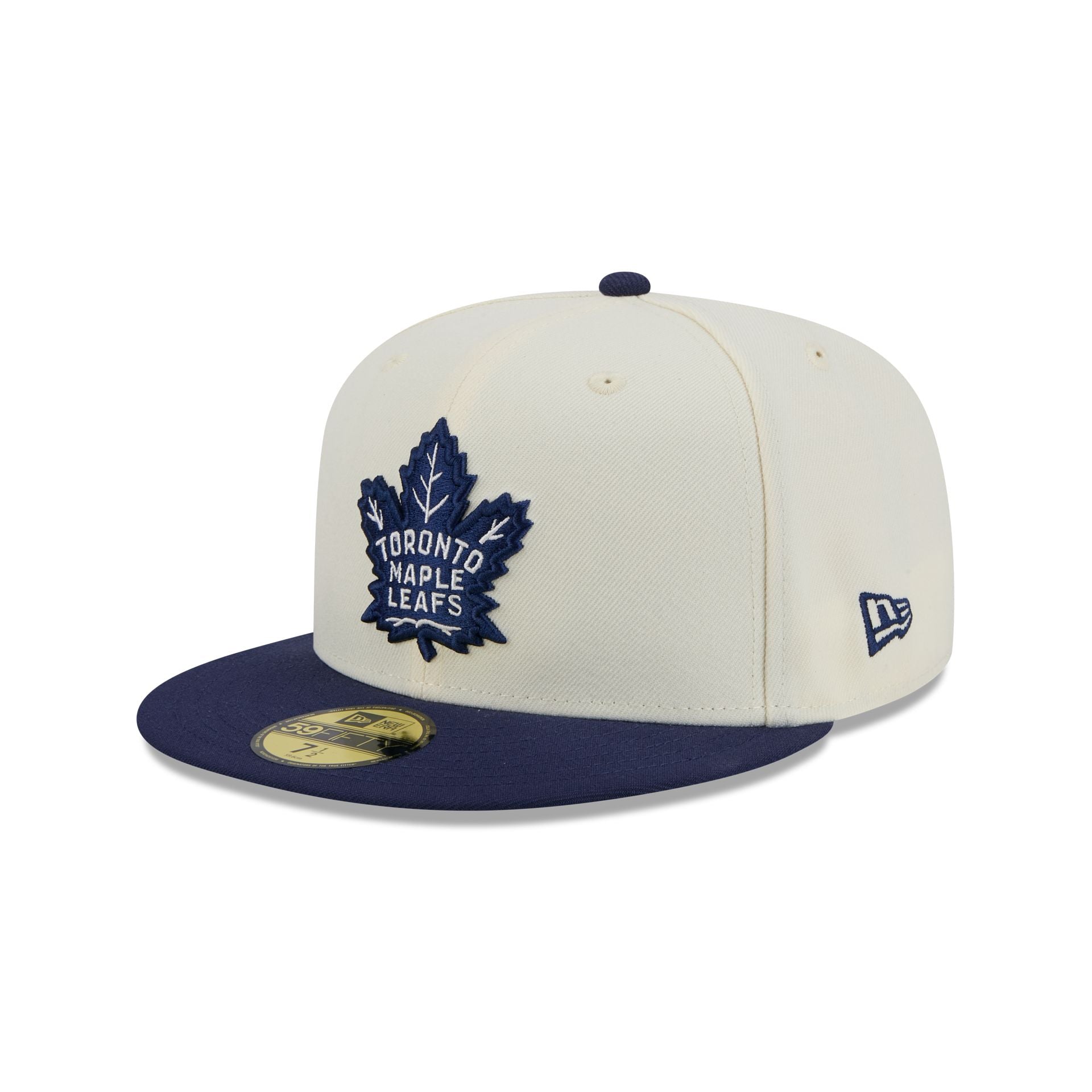 Toronto Maple Leafs Chrome White 59Fifty Fitted Hat