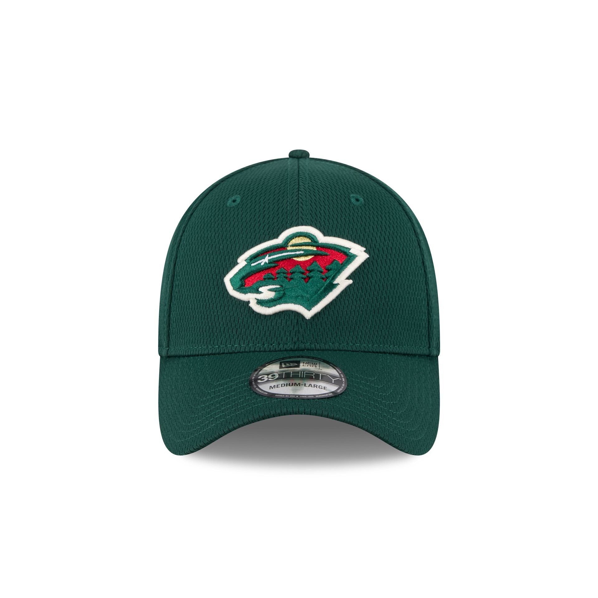 Alternative view of Minnesota Wild Green 39Thirty Stretch Fit Hat