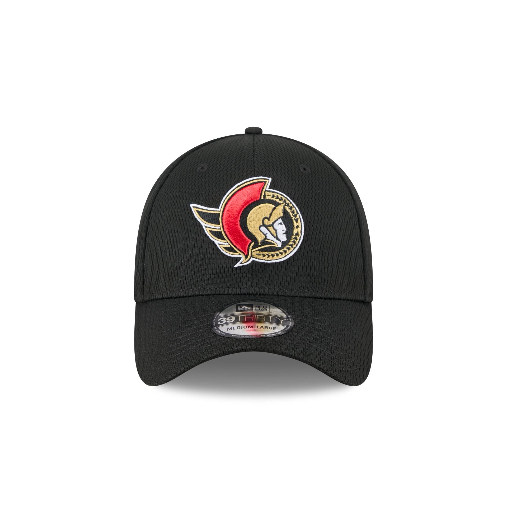 Alternative view of Ottawa Senators Black 39Thirty Stretch Fit Hat