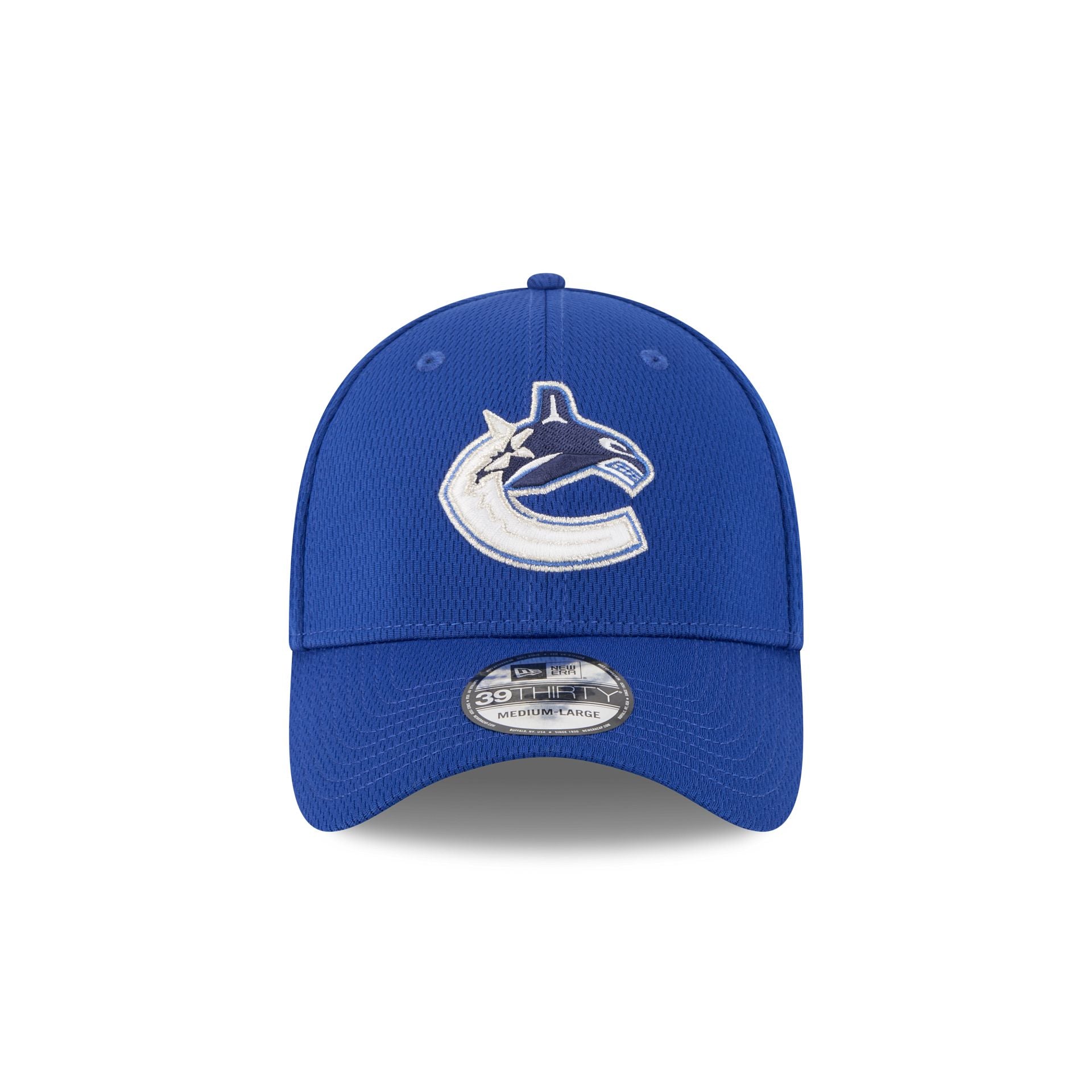 Alternative view of Vancouver Canucks Blue 39Thirty Stretch Fit Hat