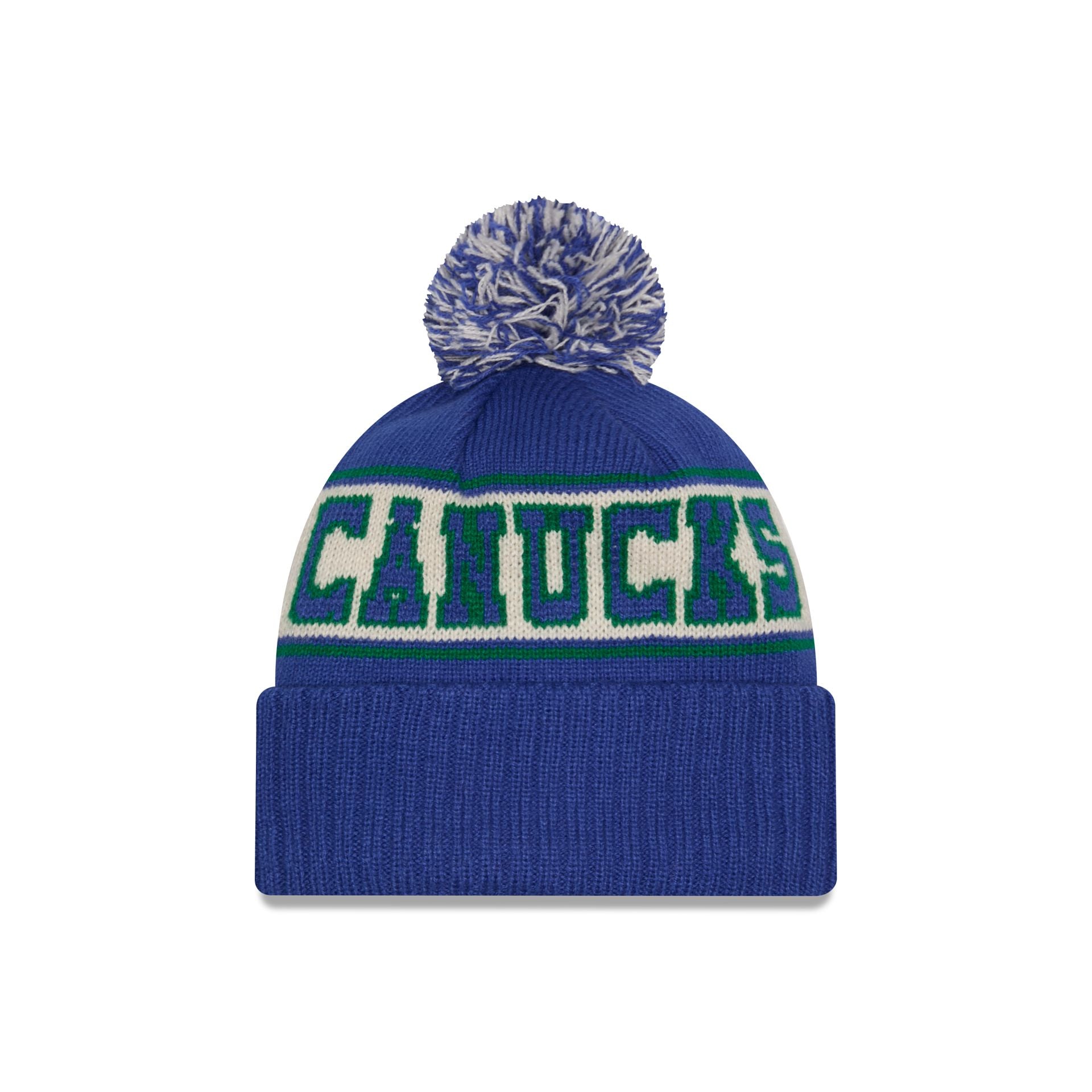 Alternative view of Vancouver Canucks Retro Pom Knit Hat